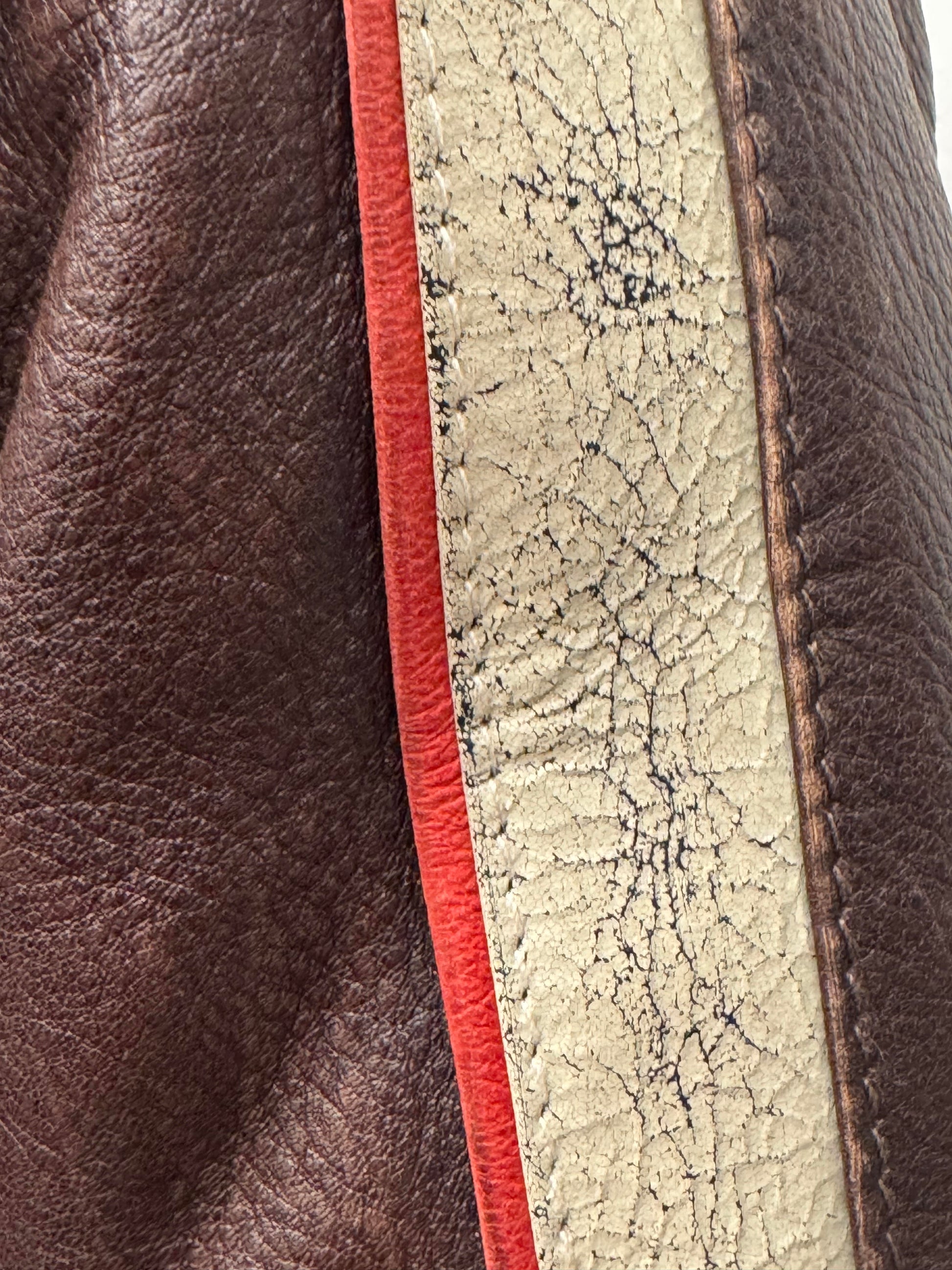 Belstaff “Hero” Brown Leather Motorcycle Jacket