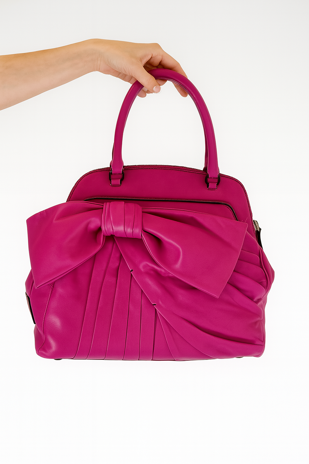 Valentino Fuschia Pink Bow Bag