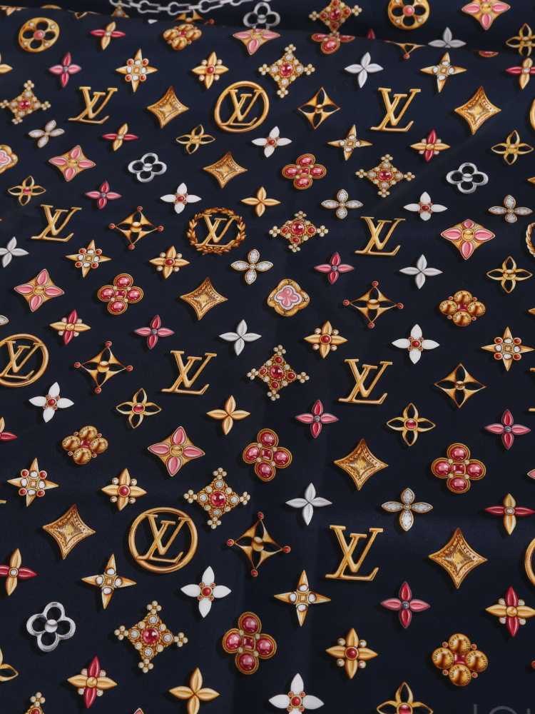 Louis Vuitton Monogram Multicolore Silk Square Scarf