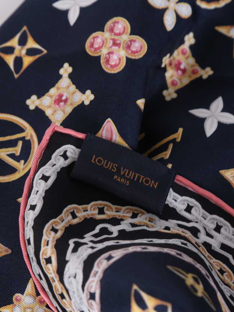 Louis Vuitton Monogram Multicolore Silk Square Scarf