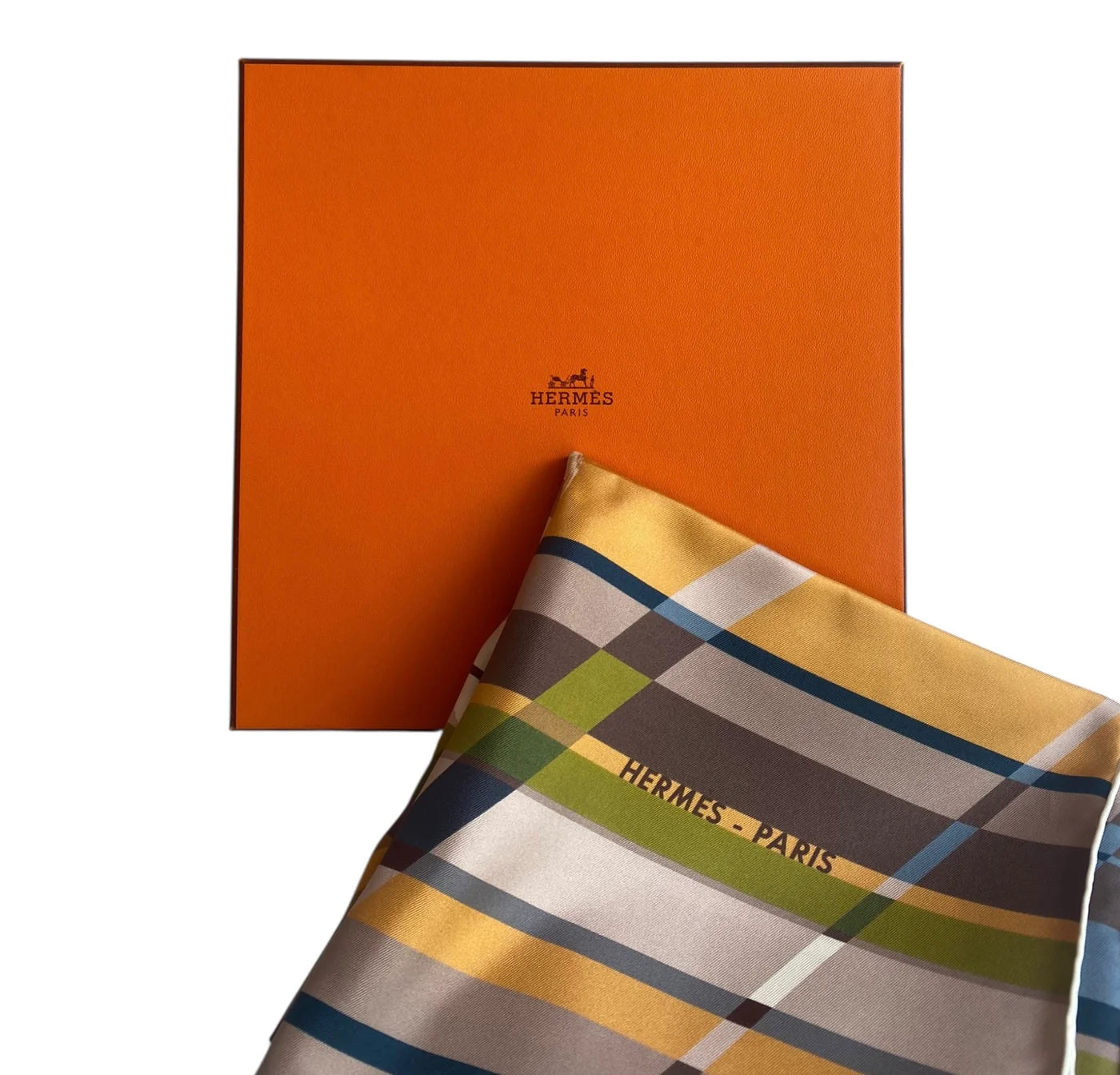 Hermès "Photo Finish" Silk Scarf 90
