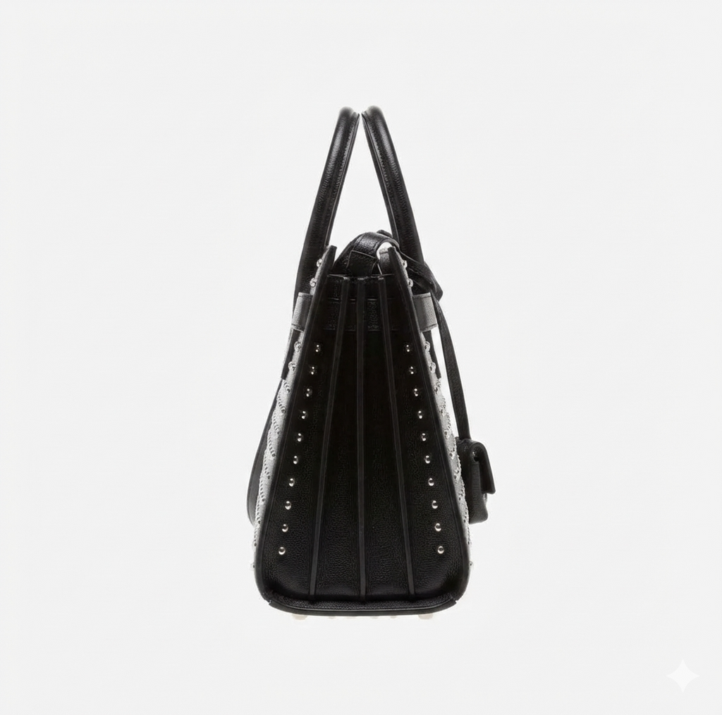 Saint Laurent Studded Small Sac de Jour Tote Bag