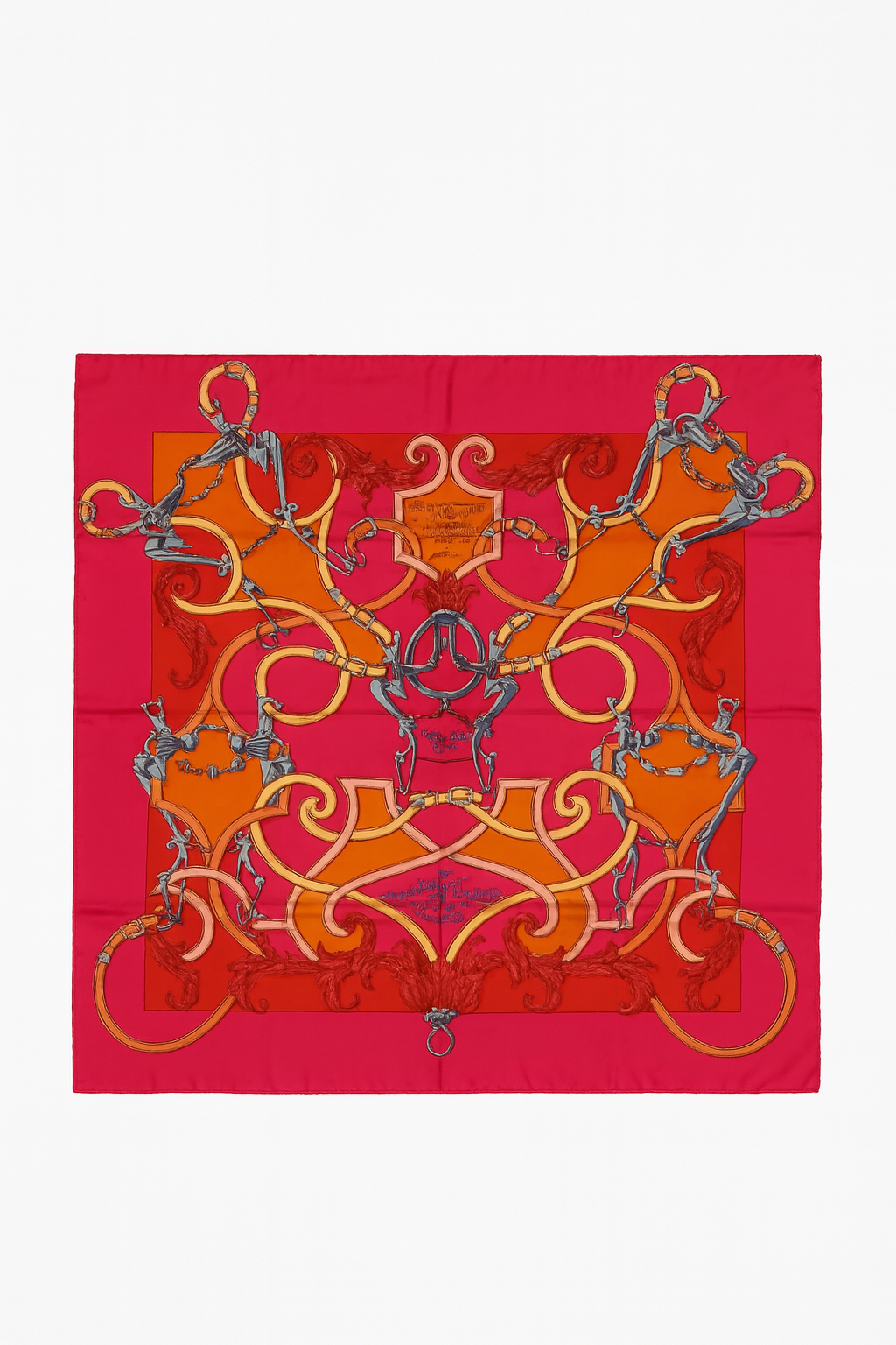 Hermès L'Instruction du Roy Silk Scarf 90 by Henri d'Origny