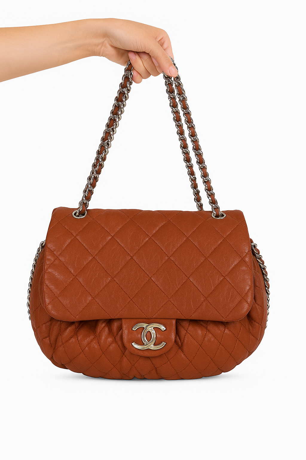 Chanel Chain Around Quilted Leather Flap Bag