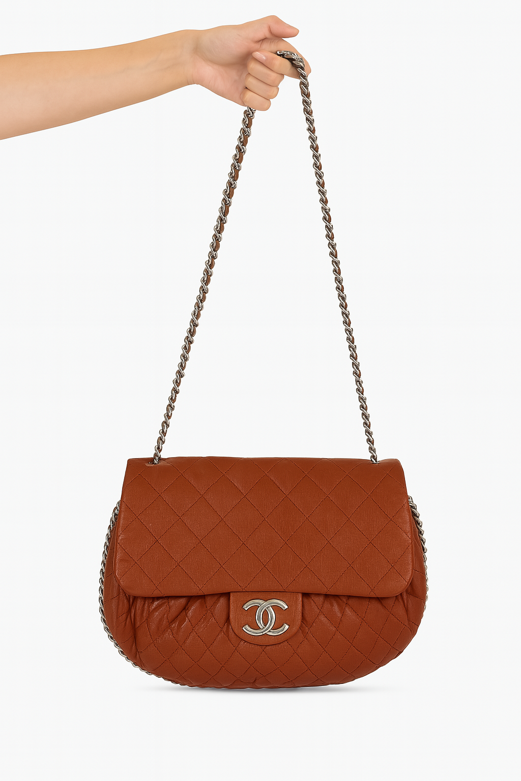 Chanel Chain Around Quilted Leather Flap Bag