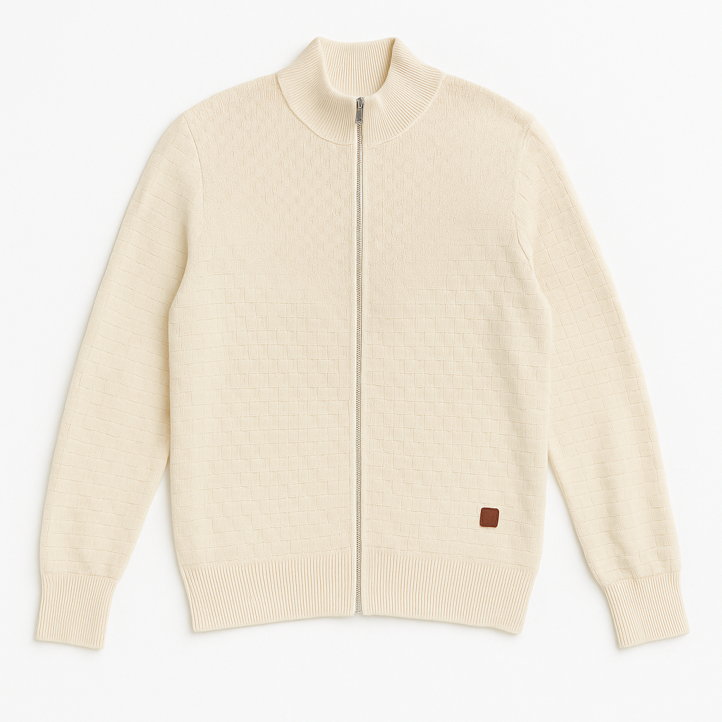 Louis Vuitton 2020 Damier Zip Up Cardigan