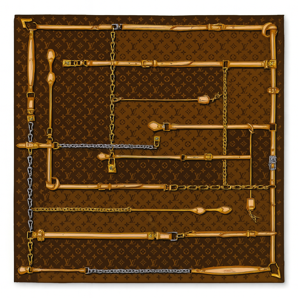 Louis Vuitton Monogram Confidential Square 90