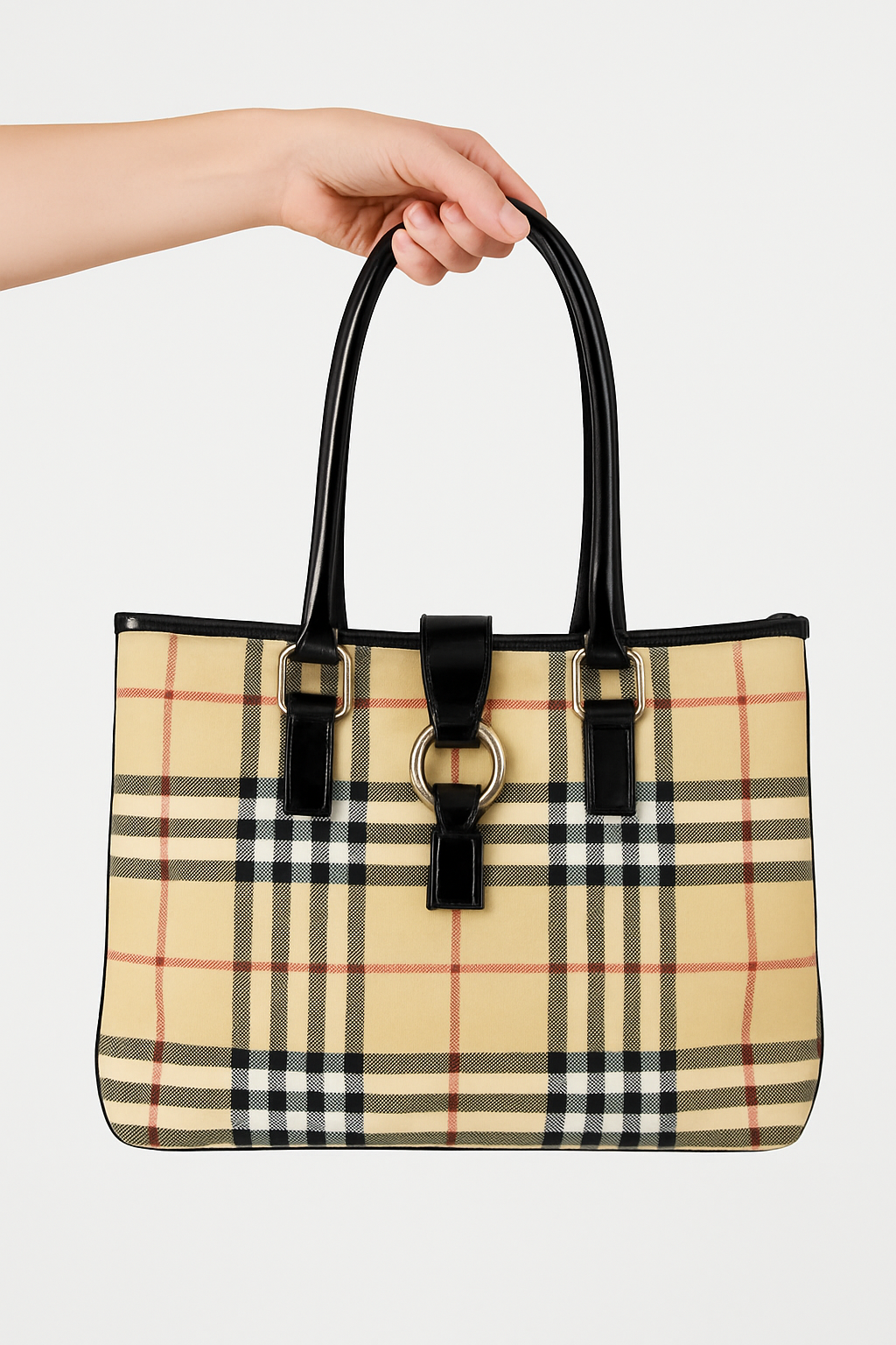 Burberry Nova Check Tote Bag