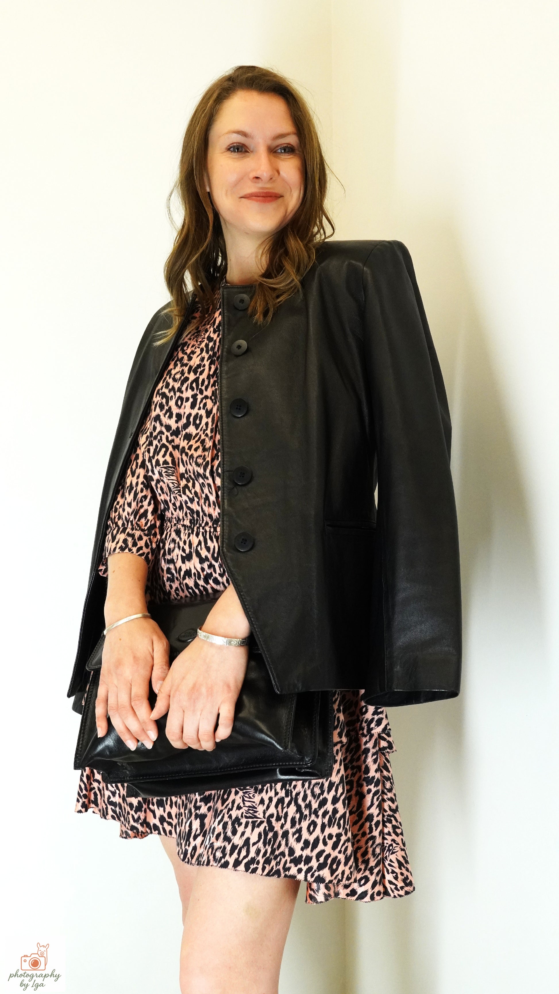 Zadig & Voltaire Pink Leopard‑Print Mini Dress