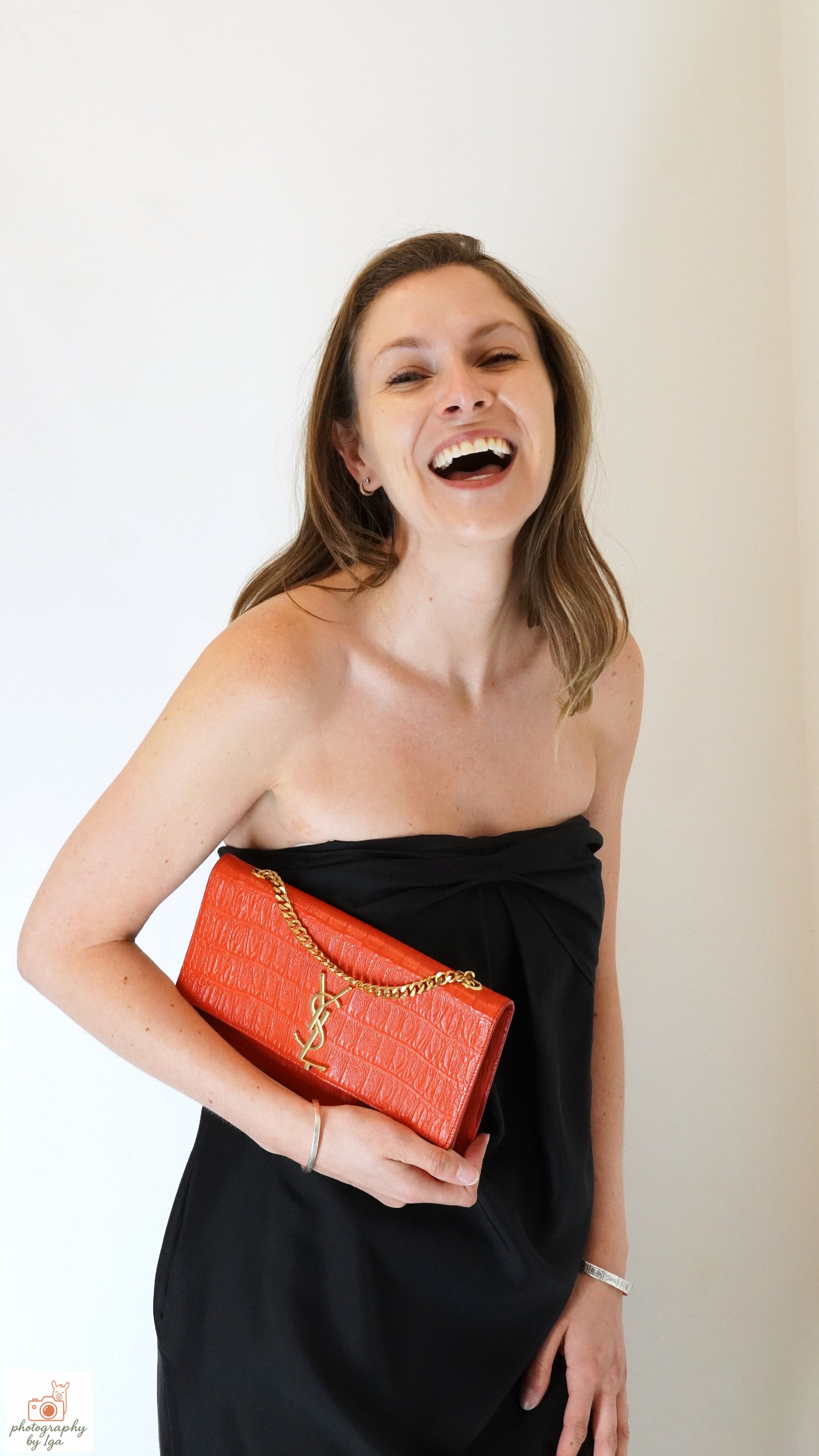 Max Mara Black Strapless Bandeau Dress