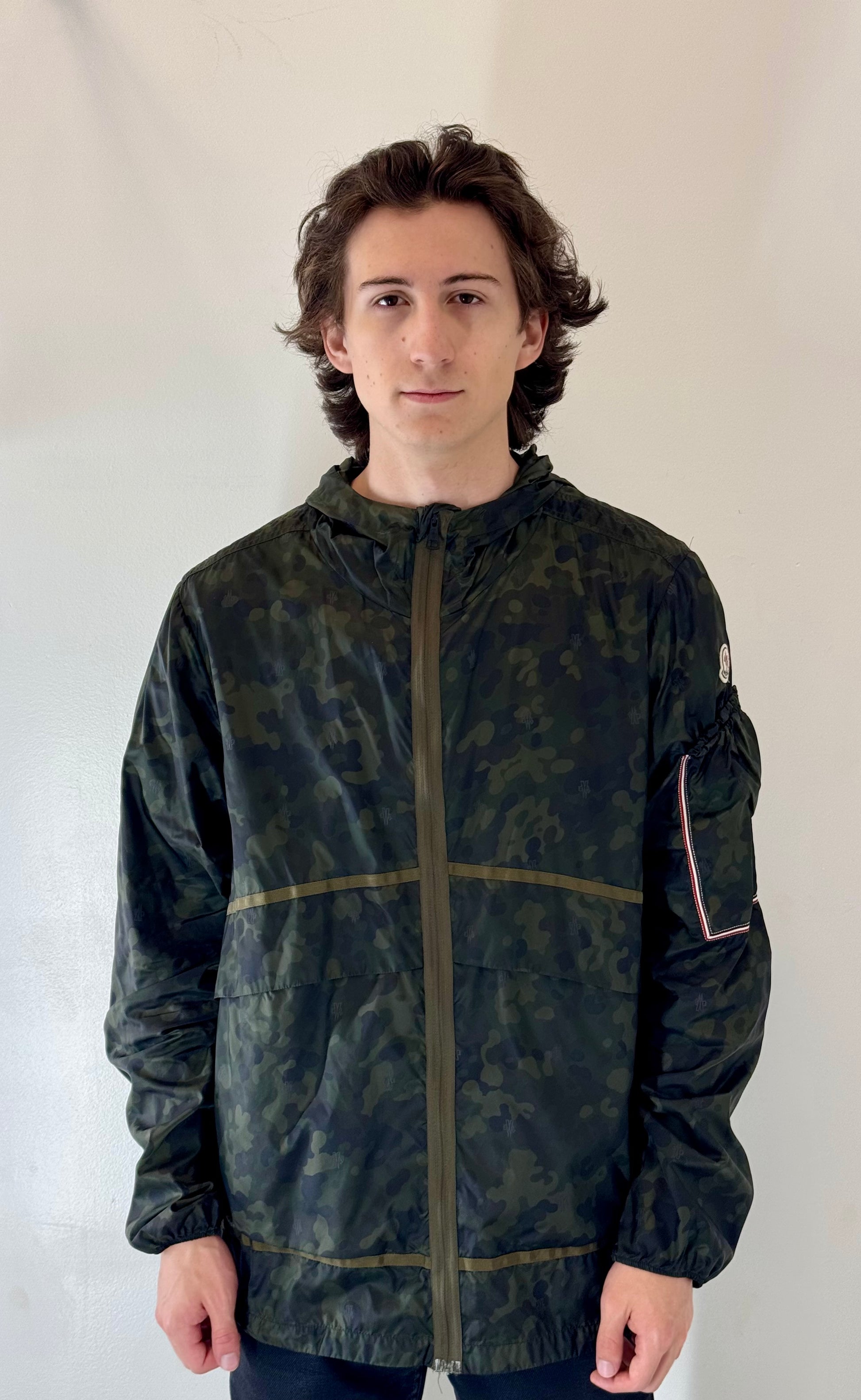 Moncler “Camouflage Alpine” Packable Hooded Jacket