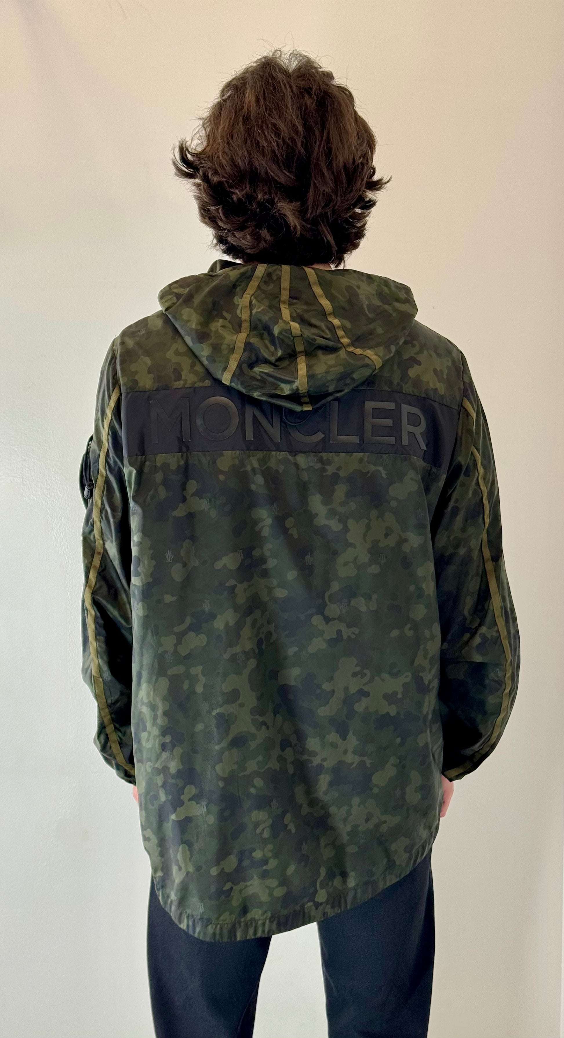 Moncler “Camouflage Alpine” Packable Hooded Jacket