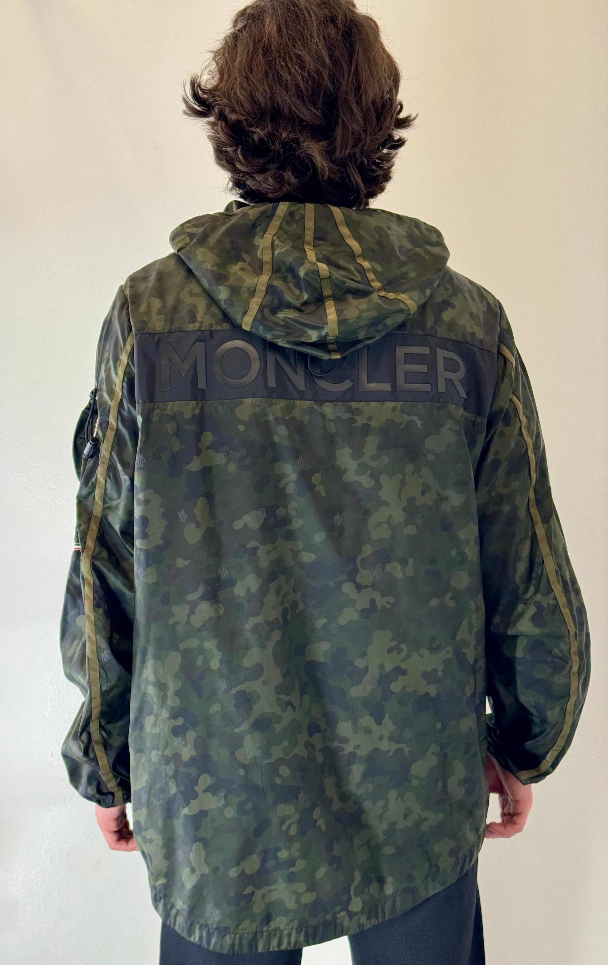 Moncler “Camouflage Alpine” Packable Hooded Jacket