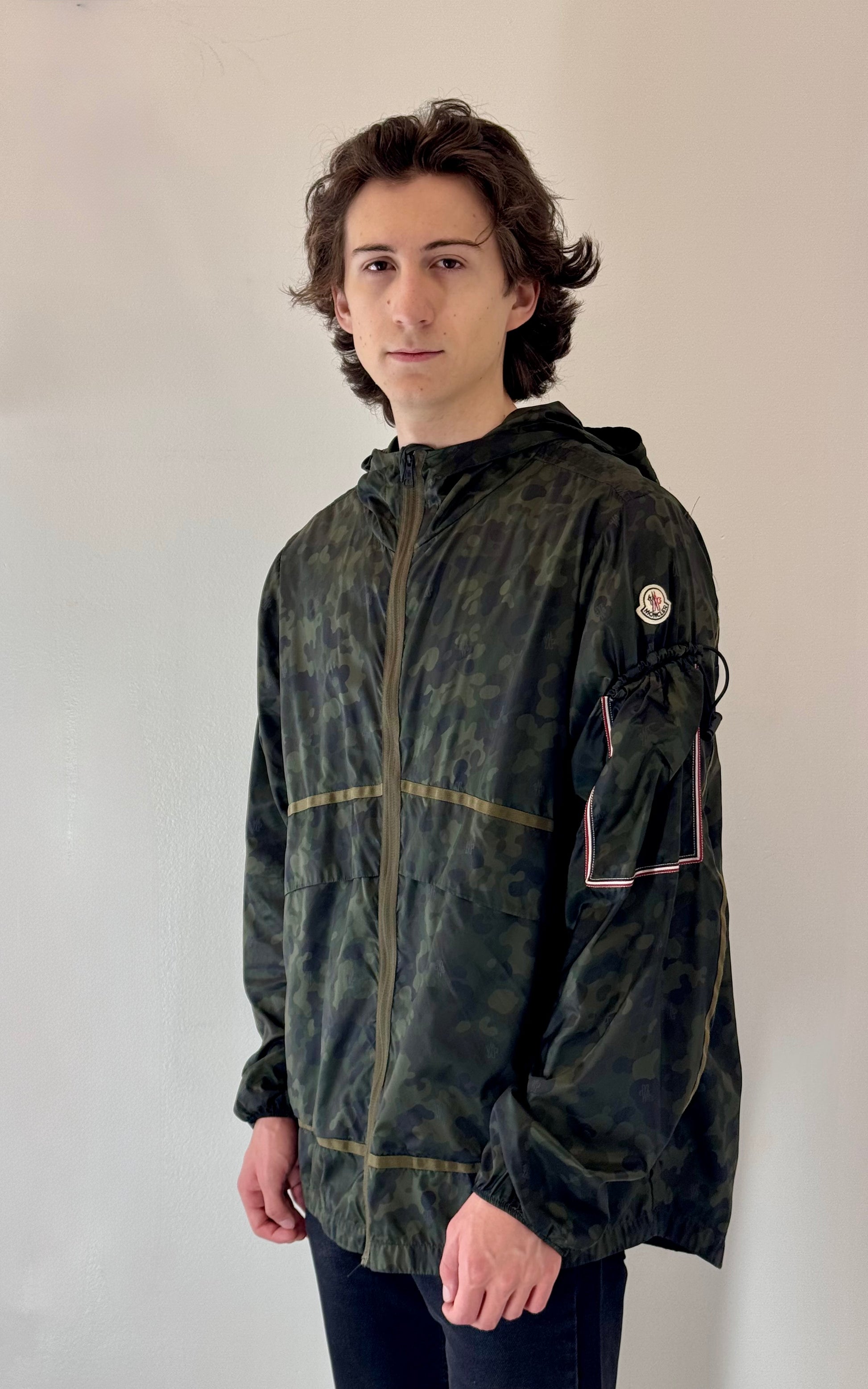 Moncler “Camouflage Alpine” Packable Hooded Jacket