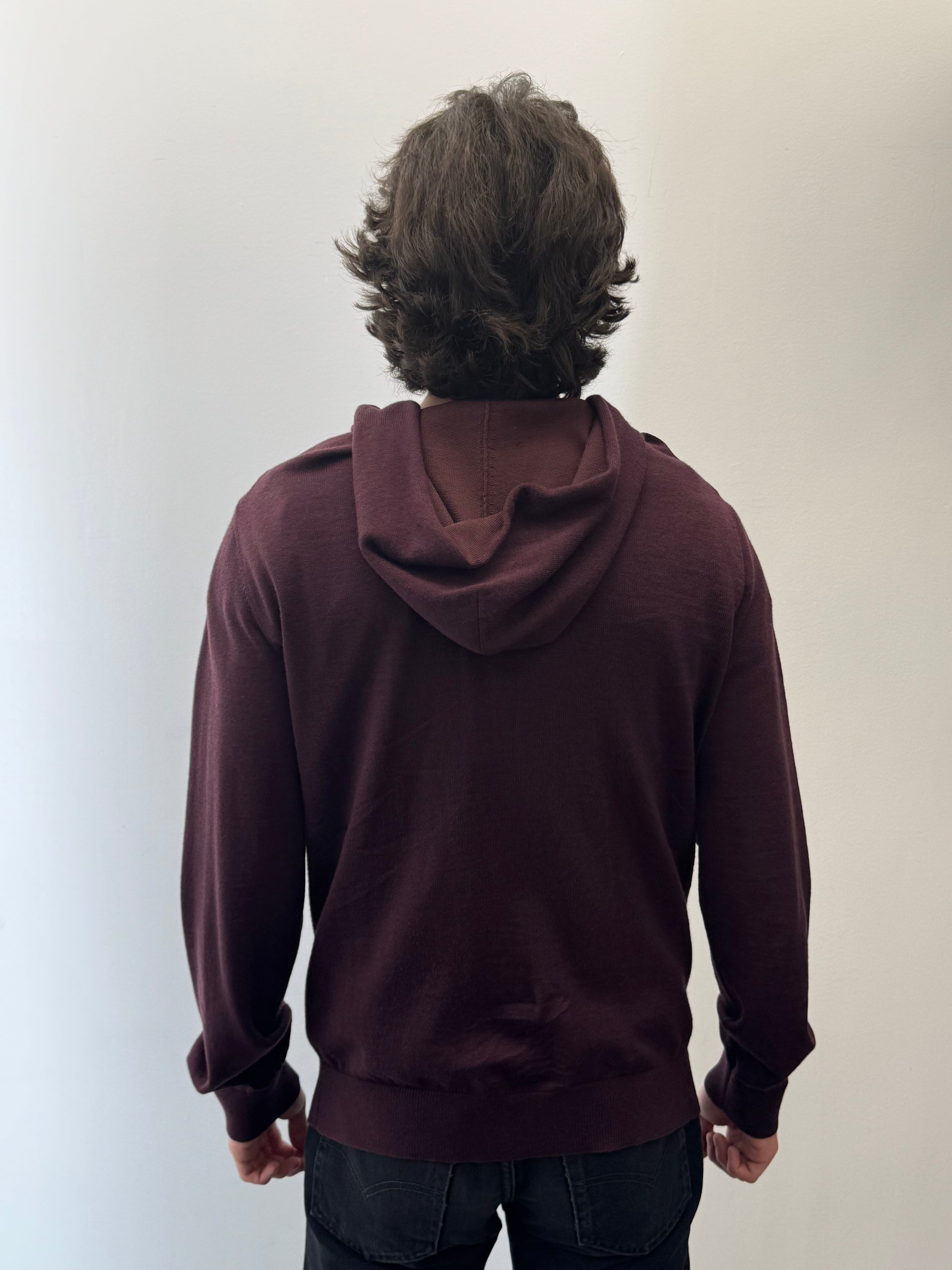 Louis Vuitton “Merlot Monogram” Hooded Sweater