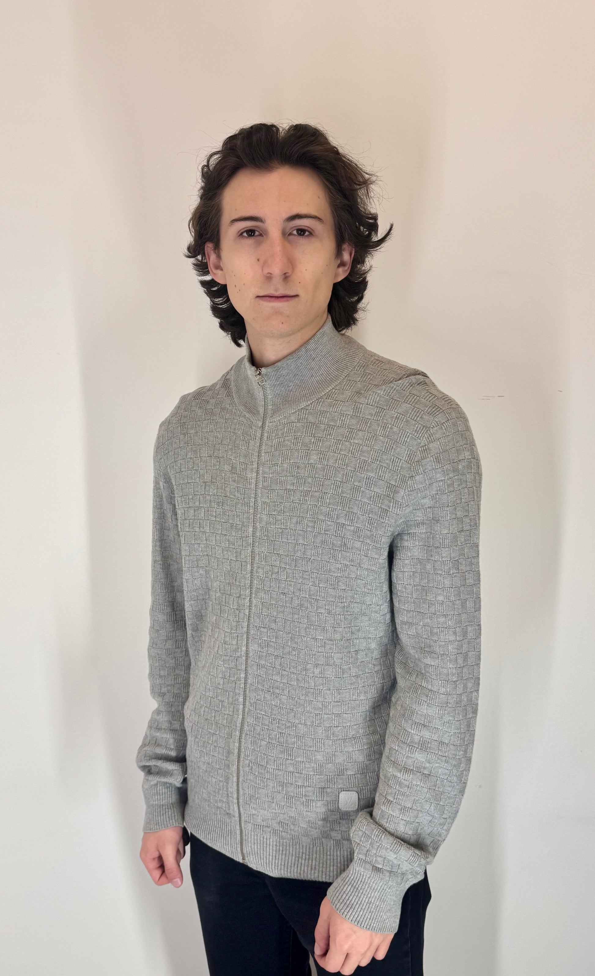 Louis Vuitton Light Grey Cotton Sweater