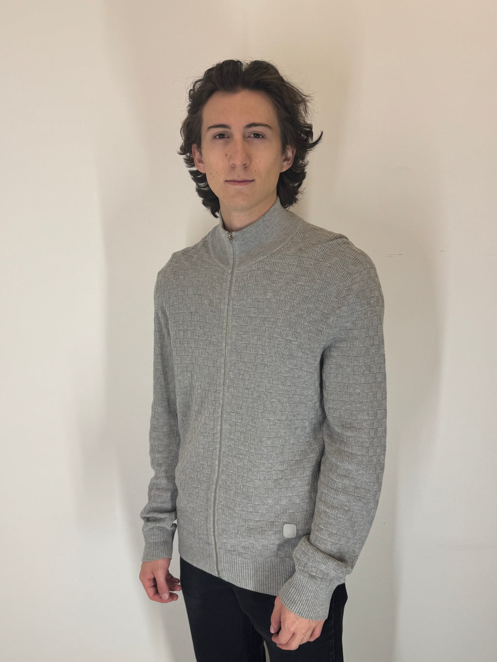 Louis Vuitton Light Grey Cotton Sweater