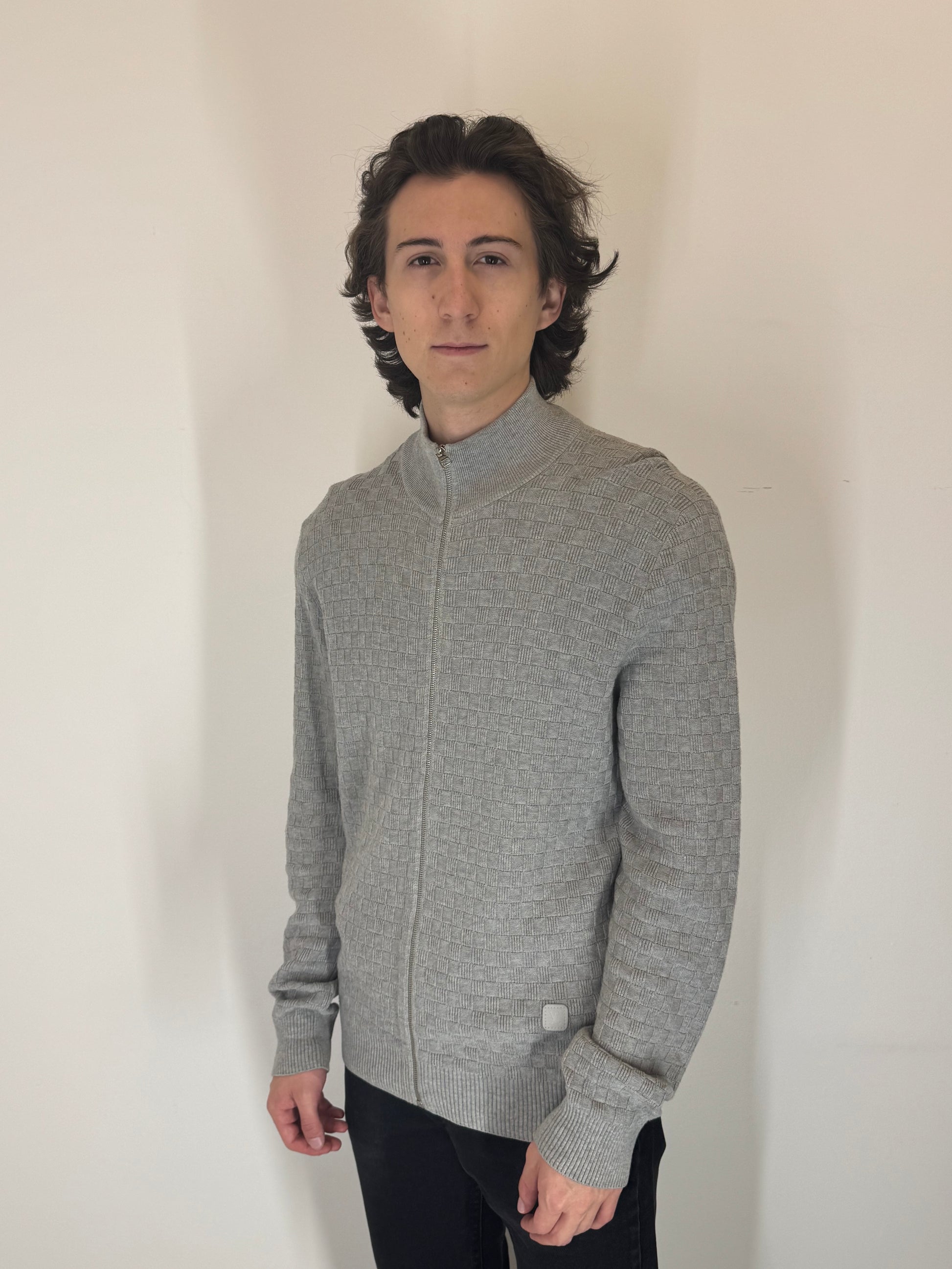 Louis Vuitton Light Grey Cotton Sweater