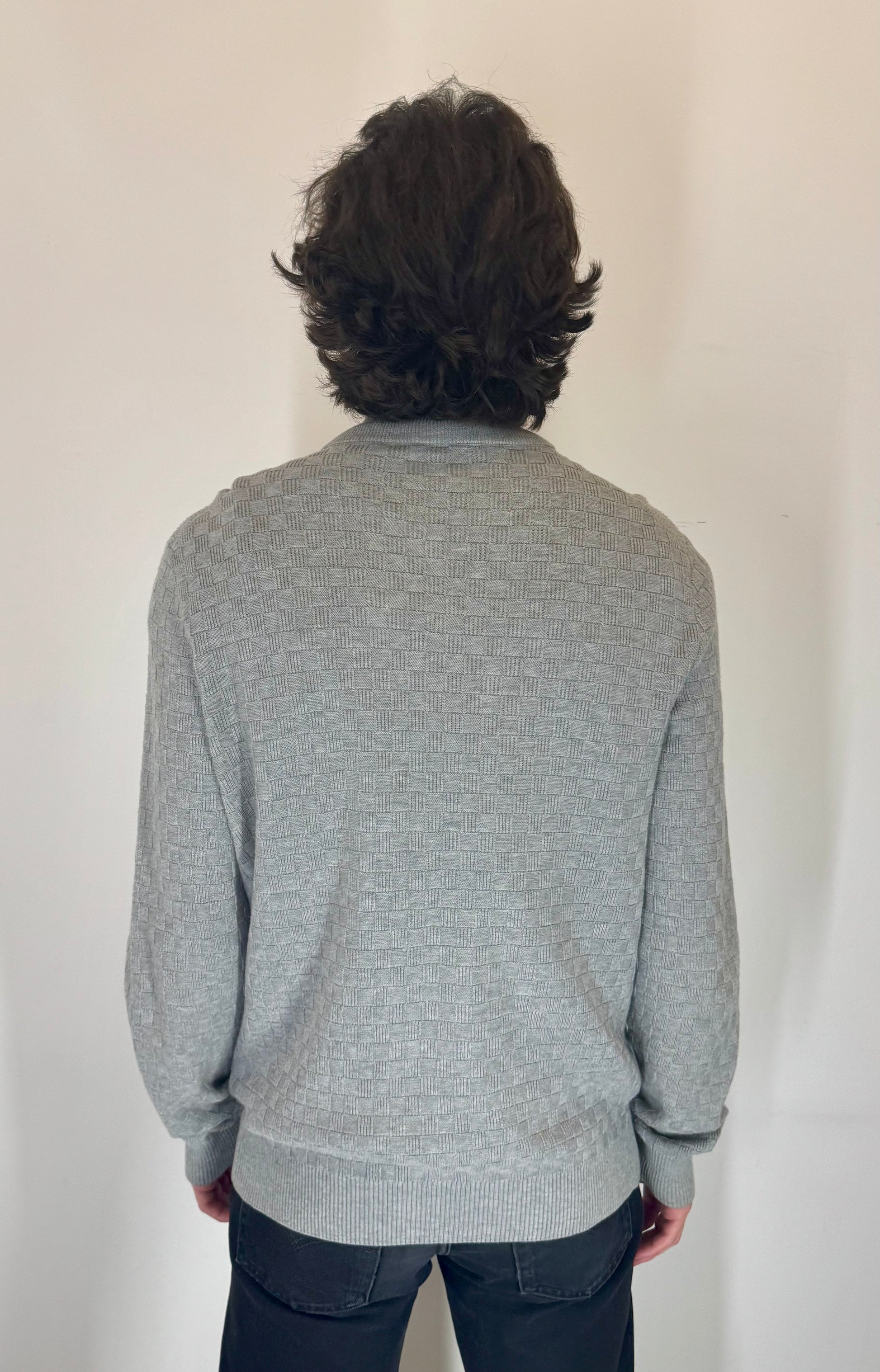 Louis Vuitton Light Grey Cotton Sweater