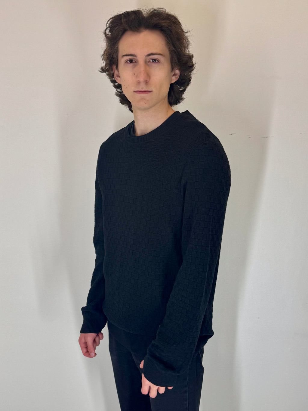 Louis Vuitton Black Crewneck Sweater