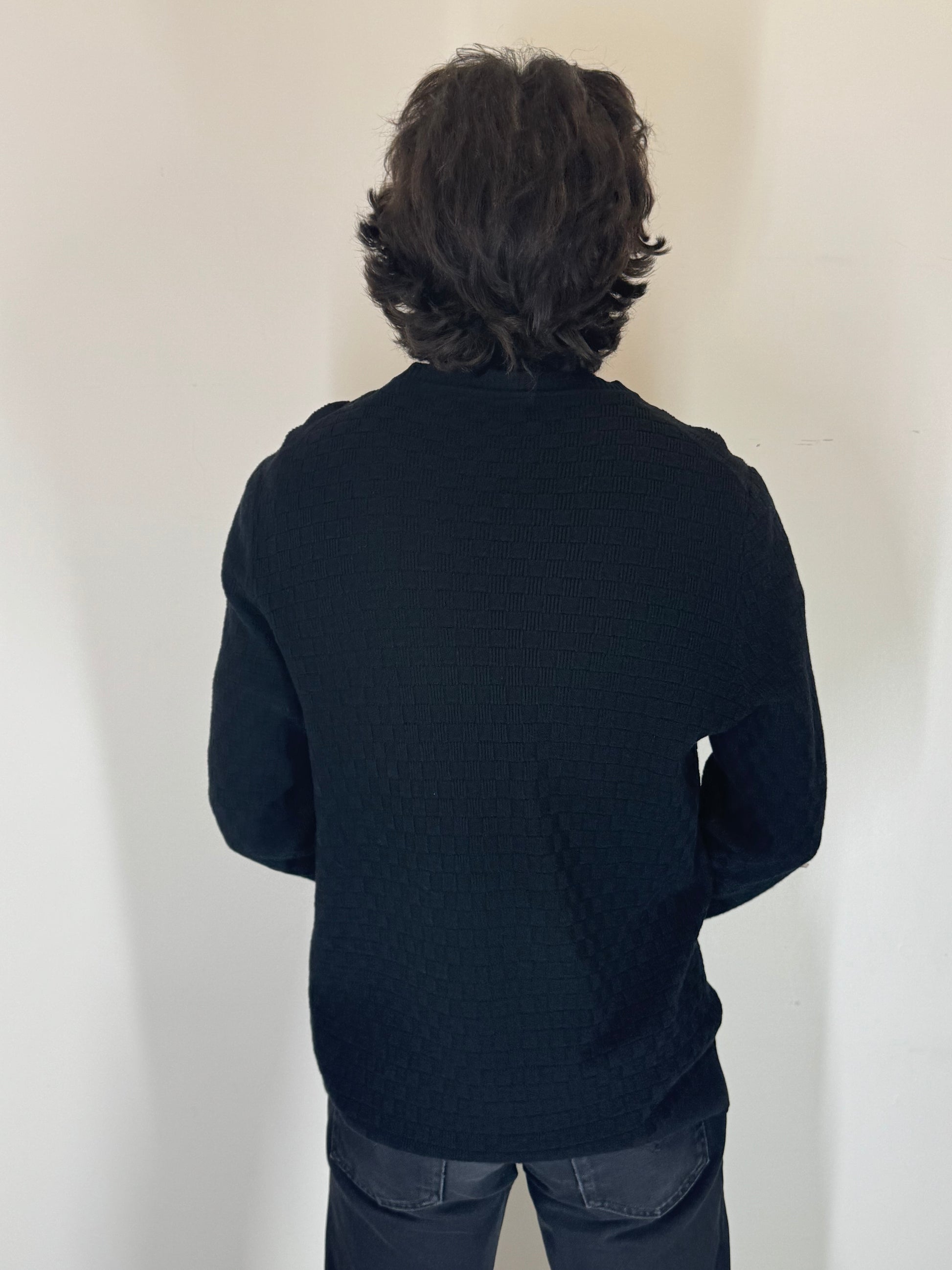 Louis Vuitton Black Crewneck Sweater