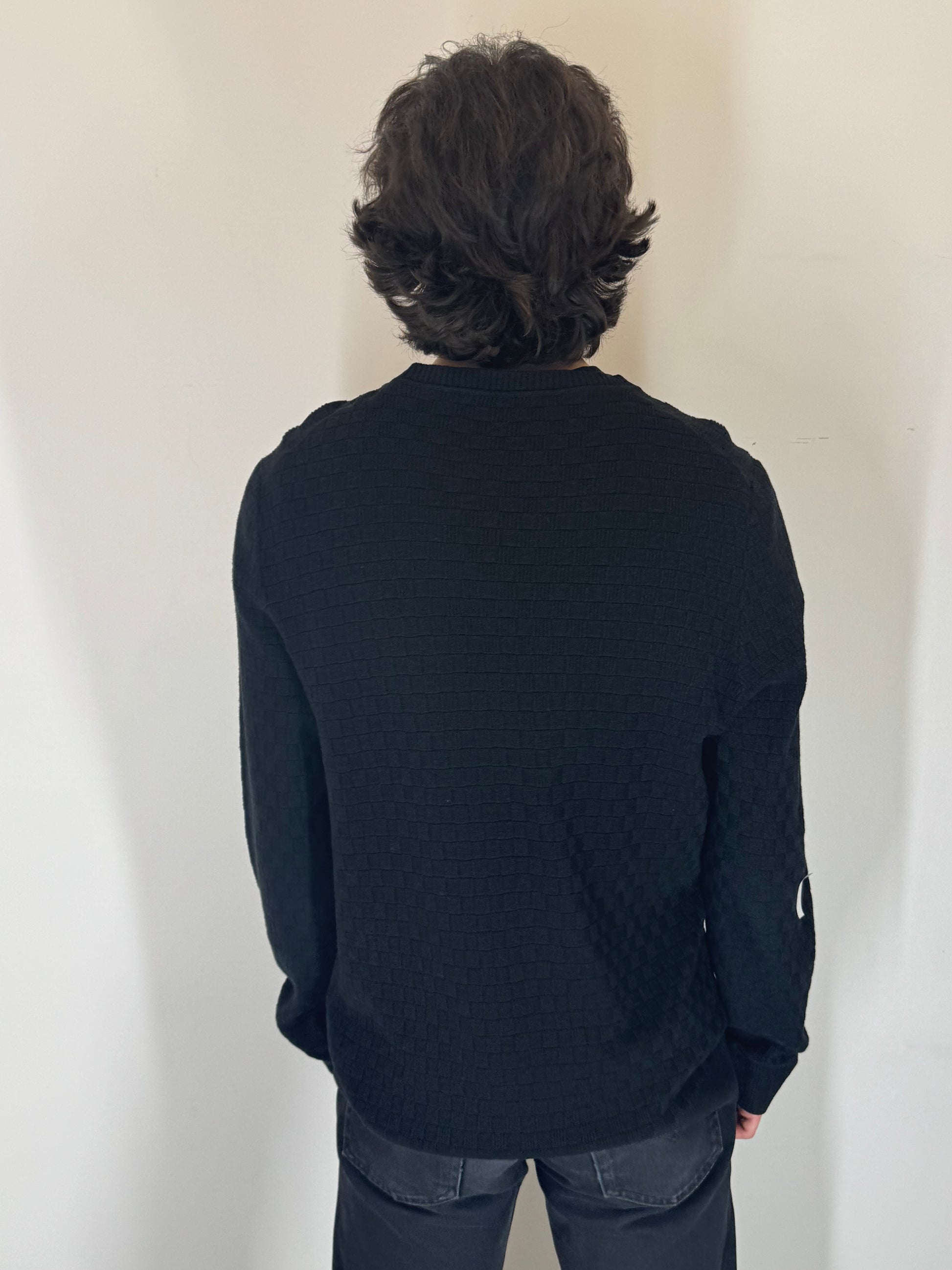 Louis Vuitton Black Crewneck Sweater