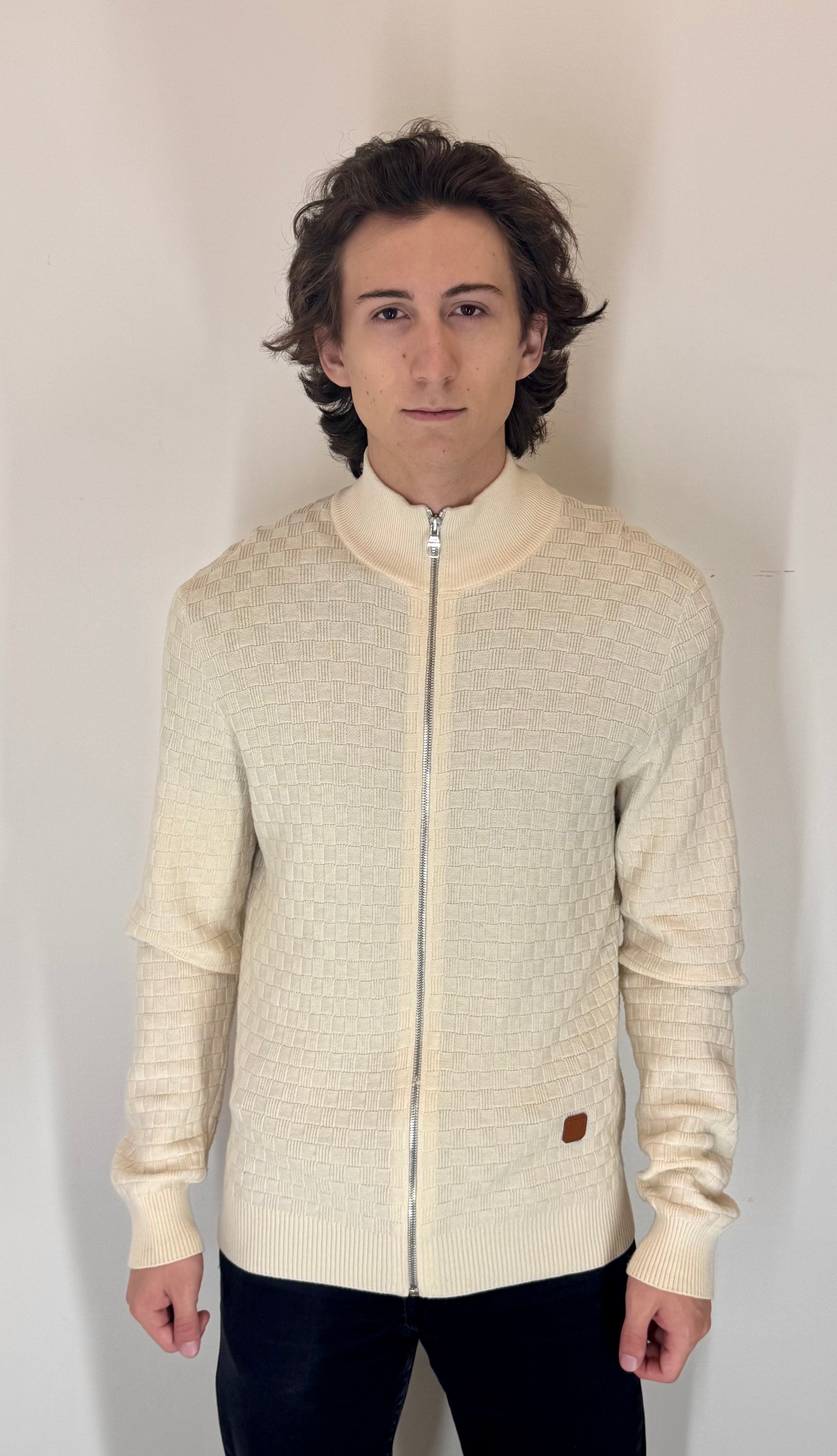 Louis Vuitton 2020 Damier Zip Up Cardigan