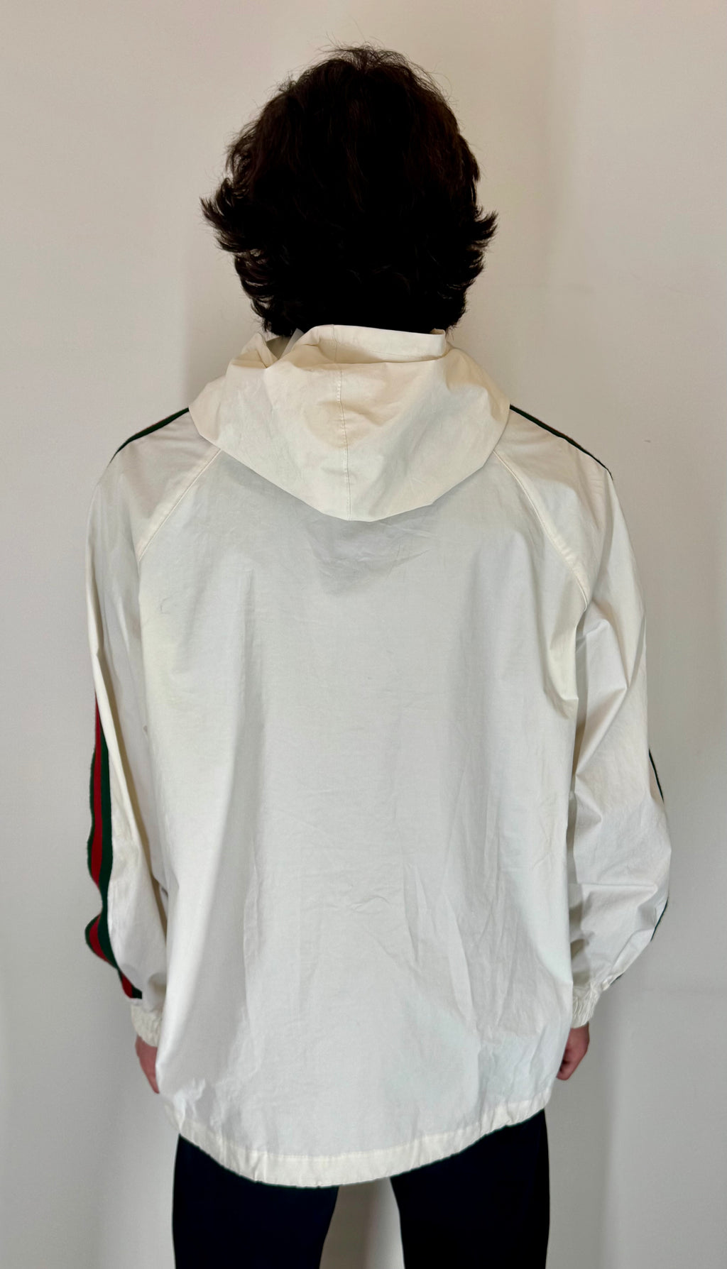 Gucci Cotton Canvas Windbreaker with Gucci Label