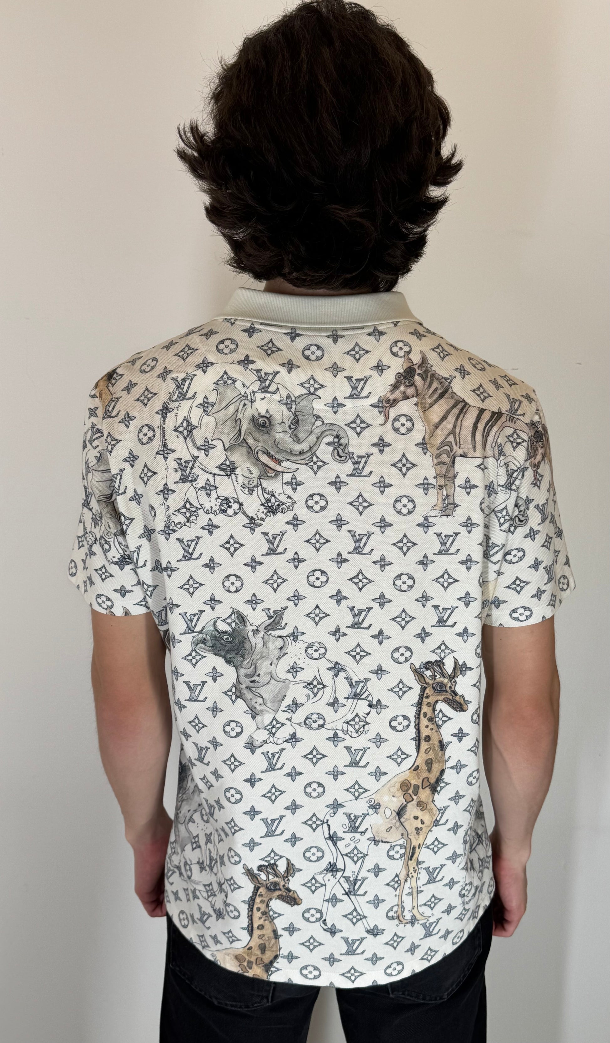 Louis Vuitton “Savannah Monogram” Piqué Polo