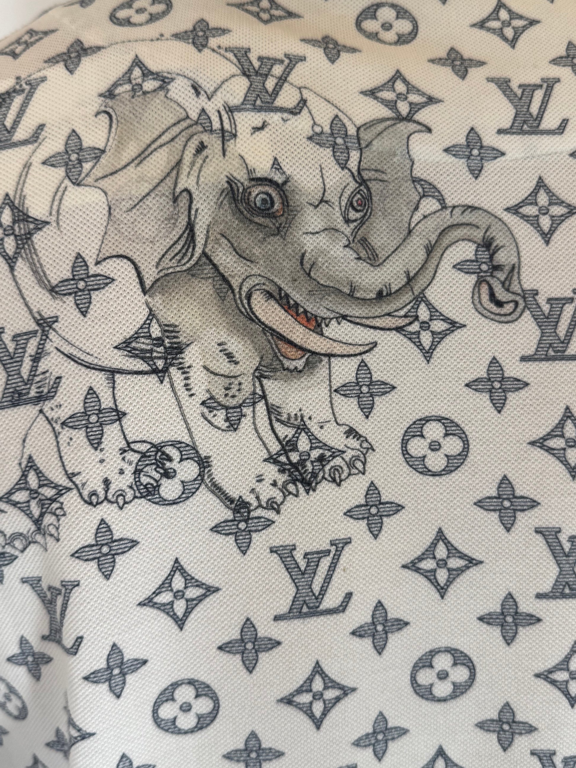 Louis Vuitton “Savannah Monogram” Piqué Polo