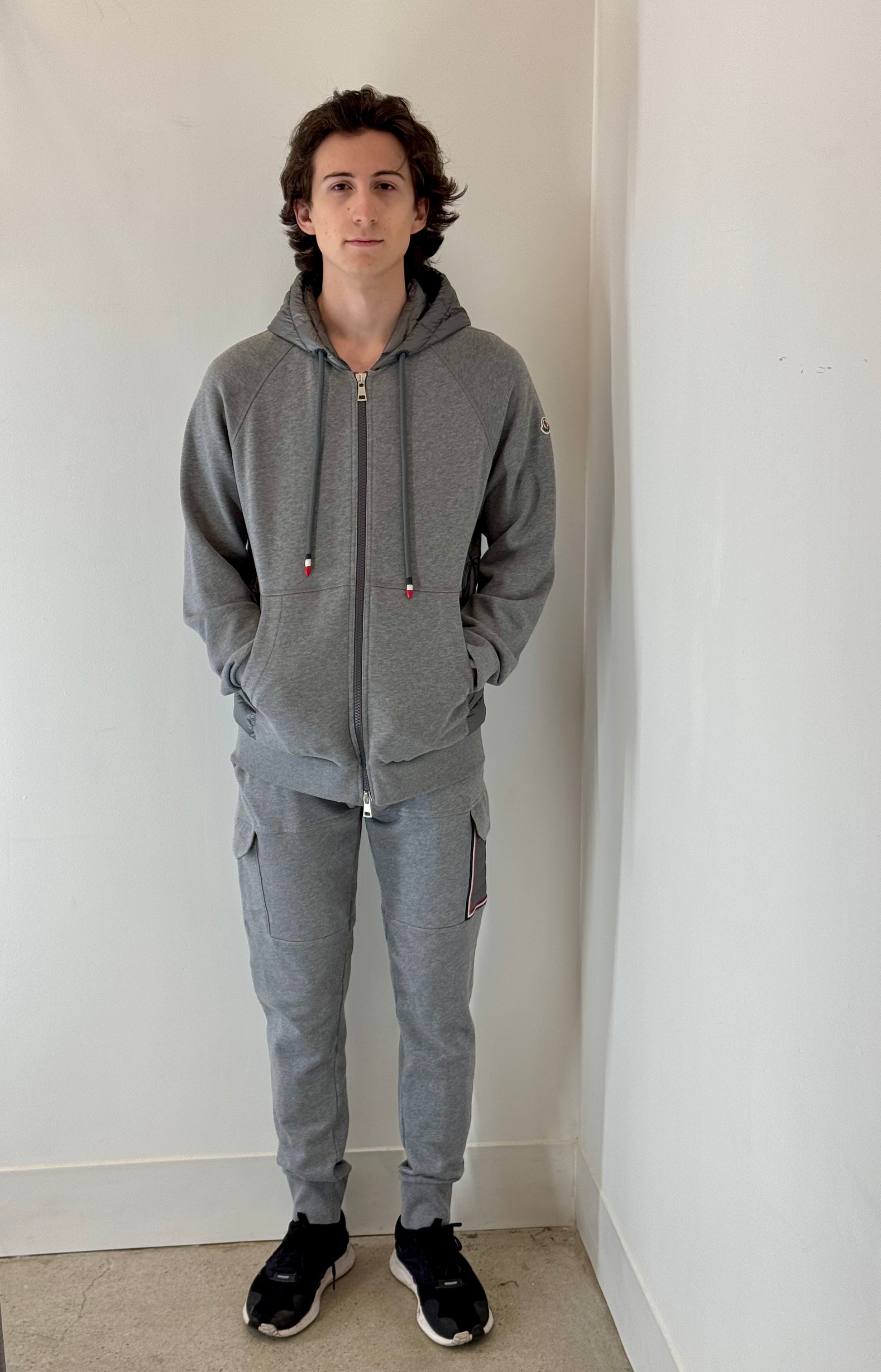Moncler Crew Neck Long Sleeve Tracksuit Hoodie & Pants Set