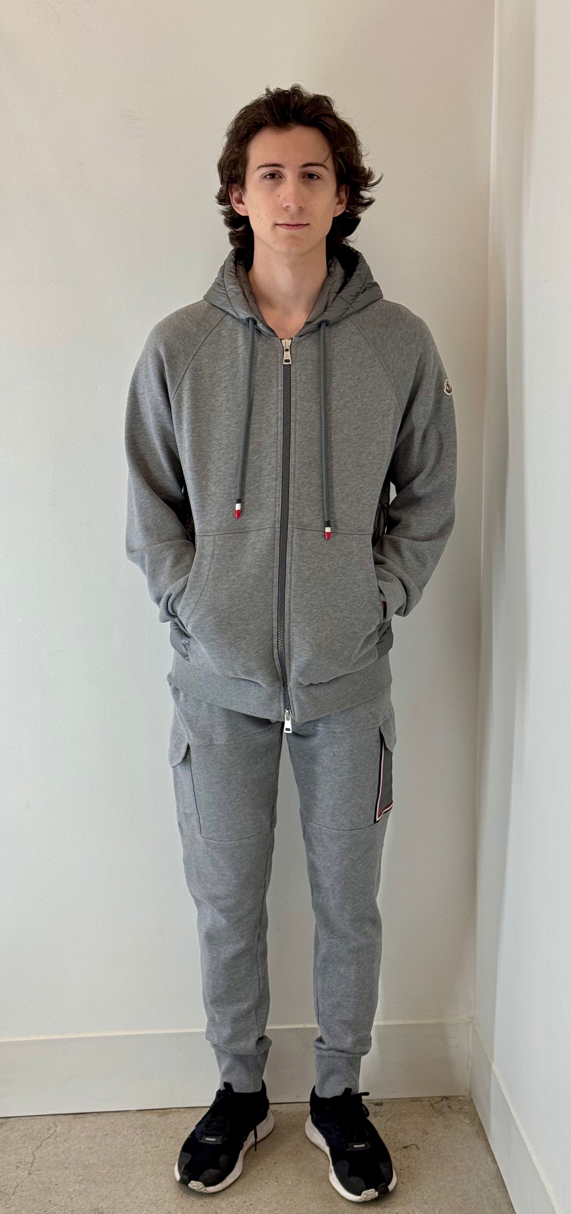 Moncler Crew Neck Long Sleeve Tracksuit Hoodie & Pants Set