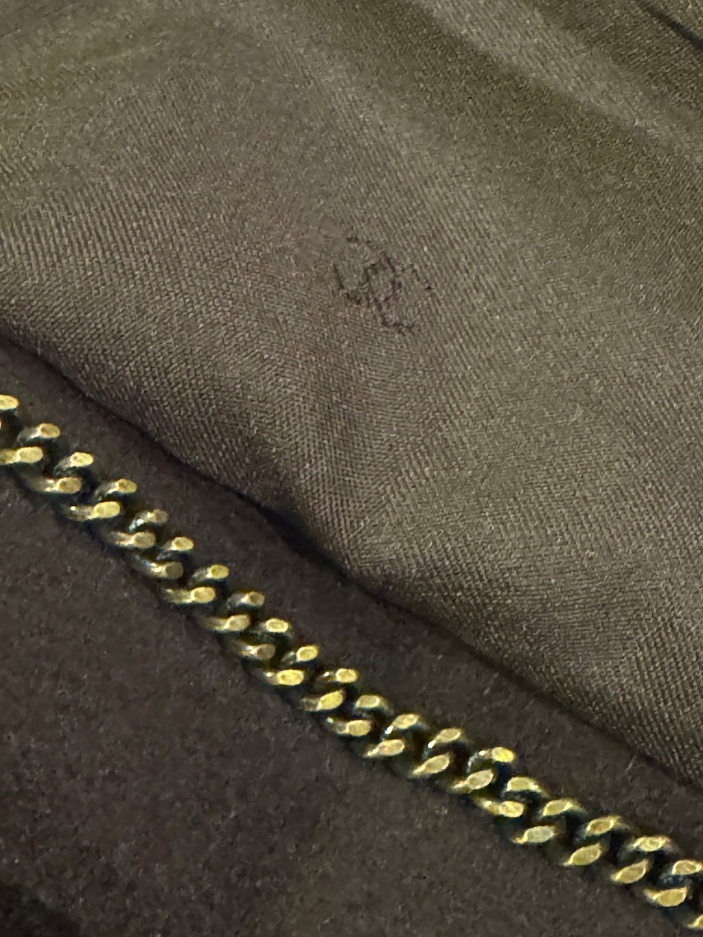 Chanel Brown Cashmere Button Front Jacket