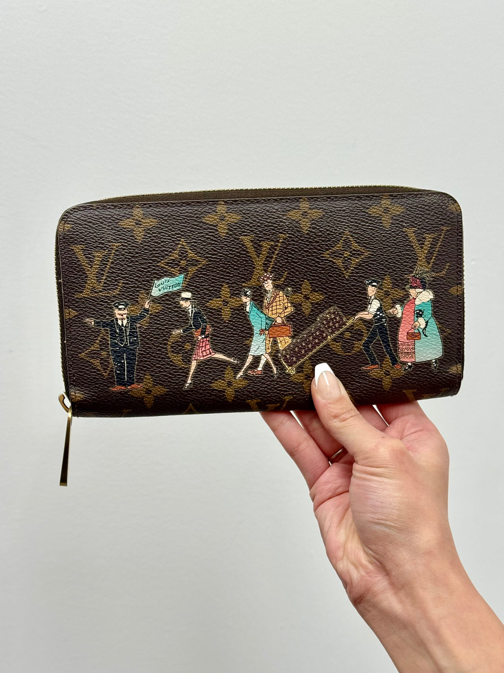 Louis Vuitton Monogram Animation Zippy Wallet