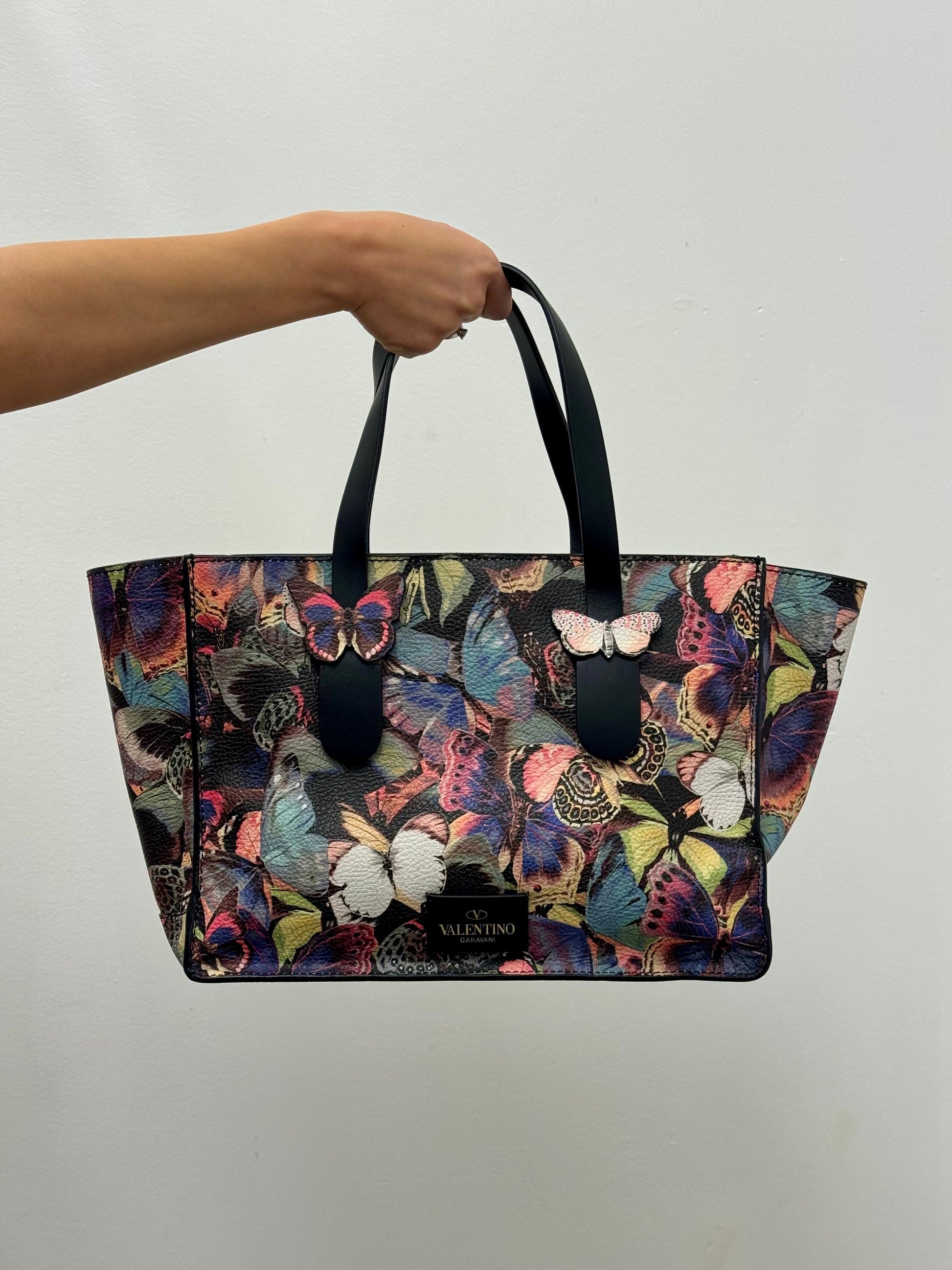 Valentino Garavani Butterfly Camouflage Tote Bag