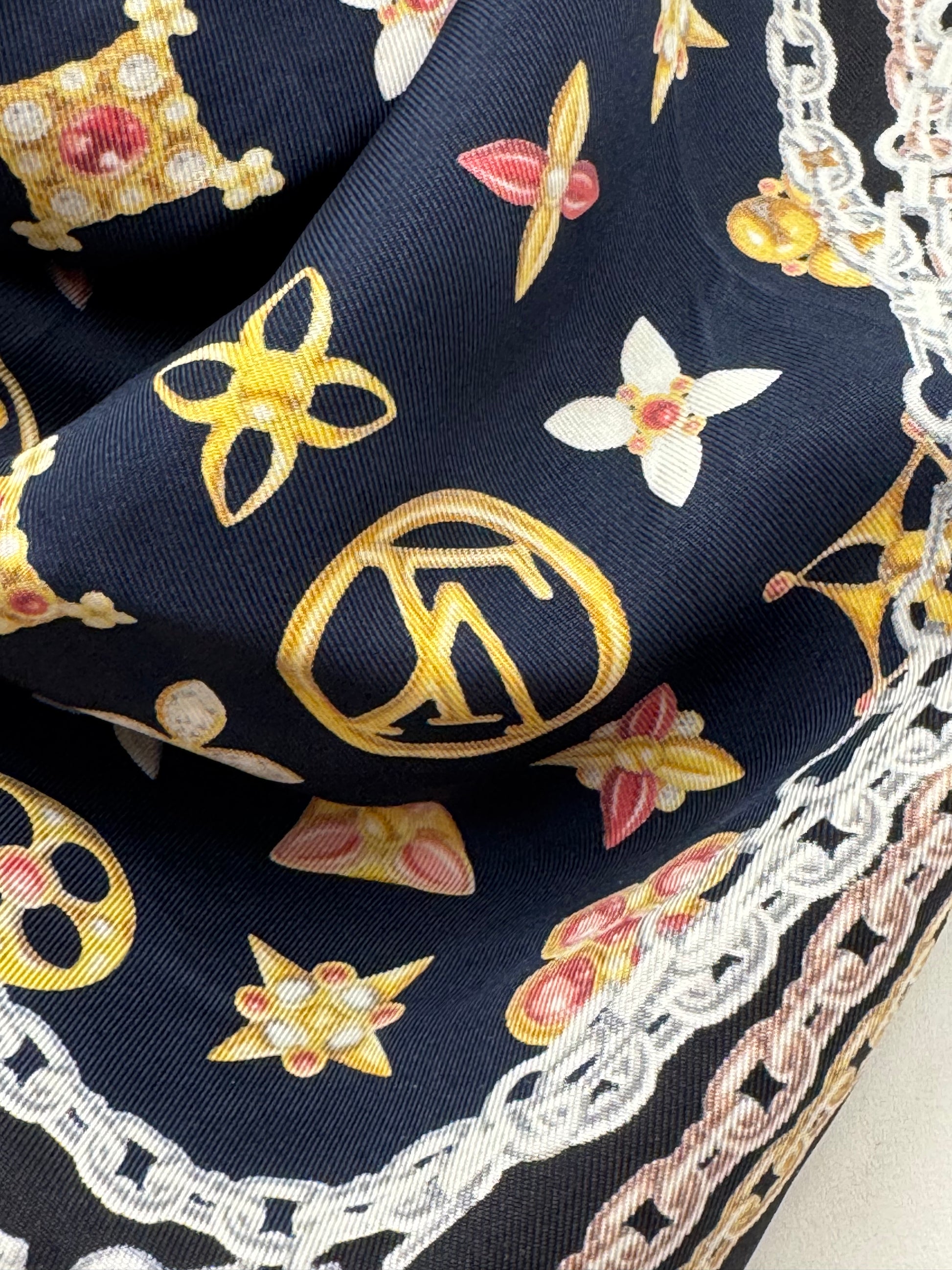 Louis Vuitton Monogram Multicolore Silk Square Scarf