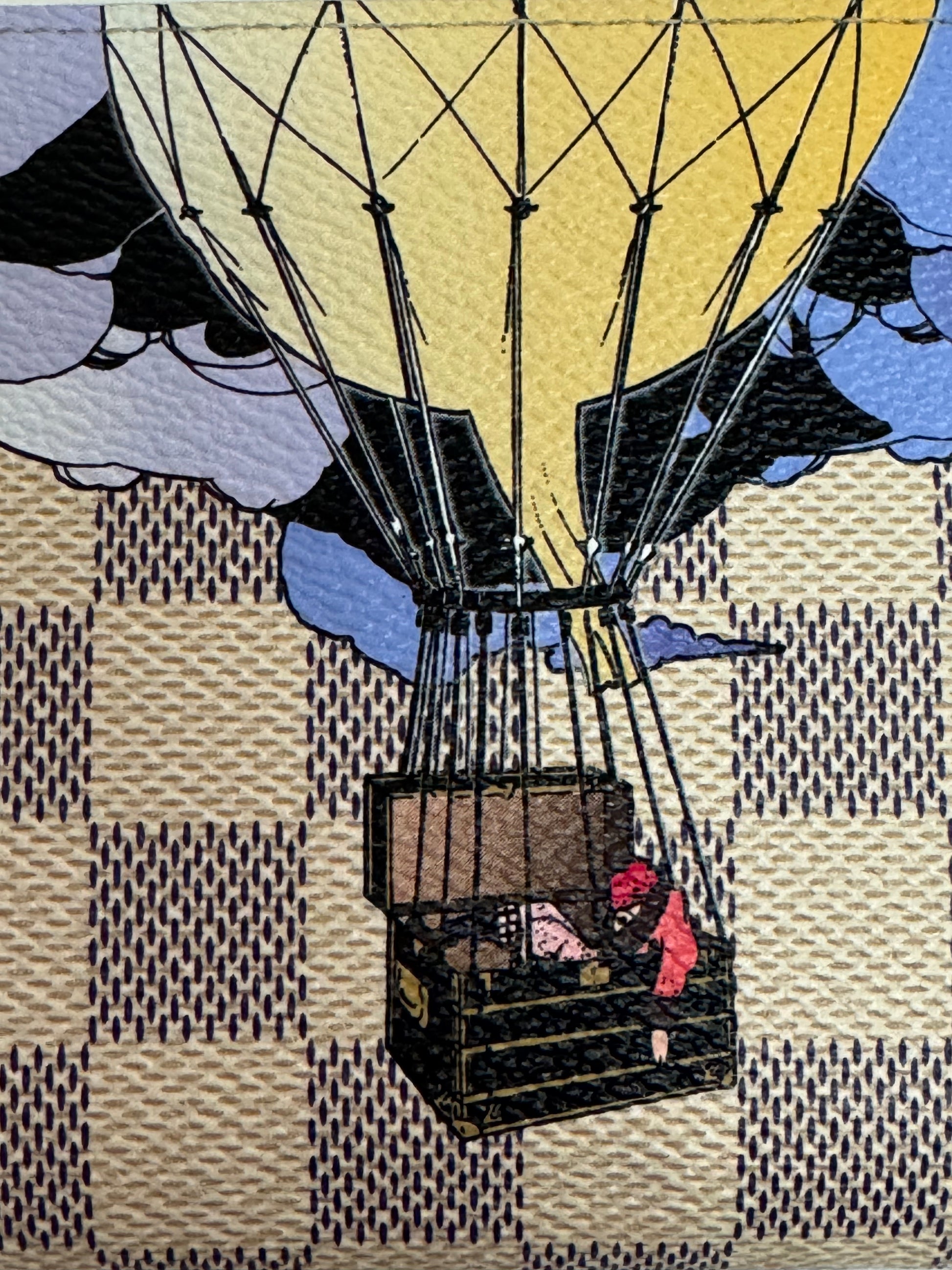 Louis Vuitton Damier Azur Illustré Hot Air Balloon Zippy Wallet