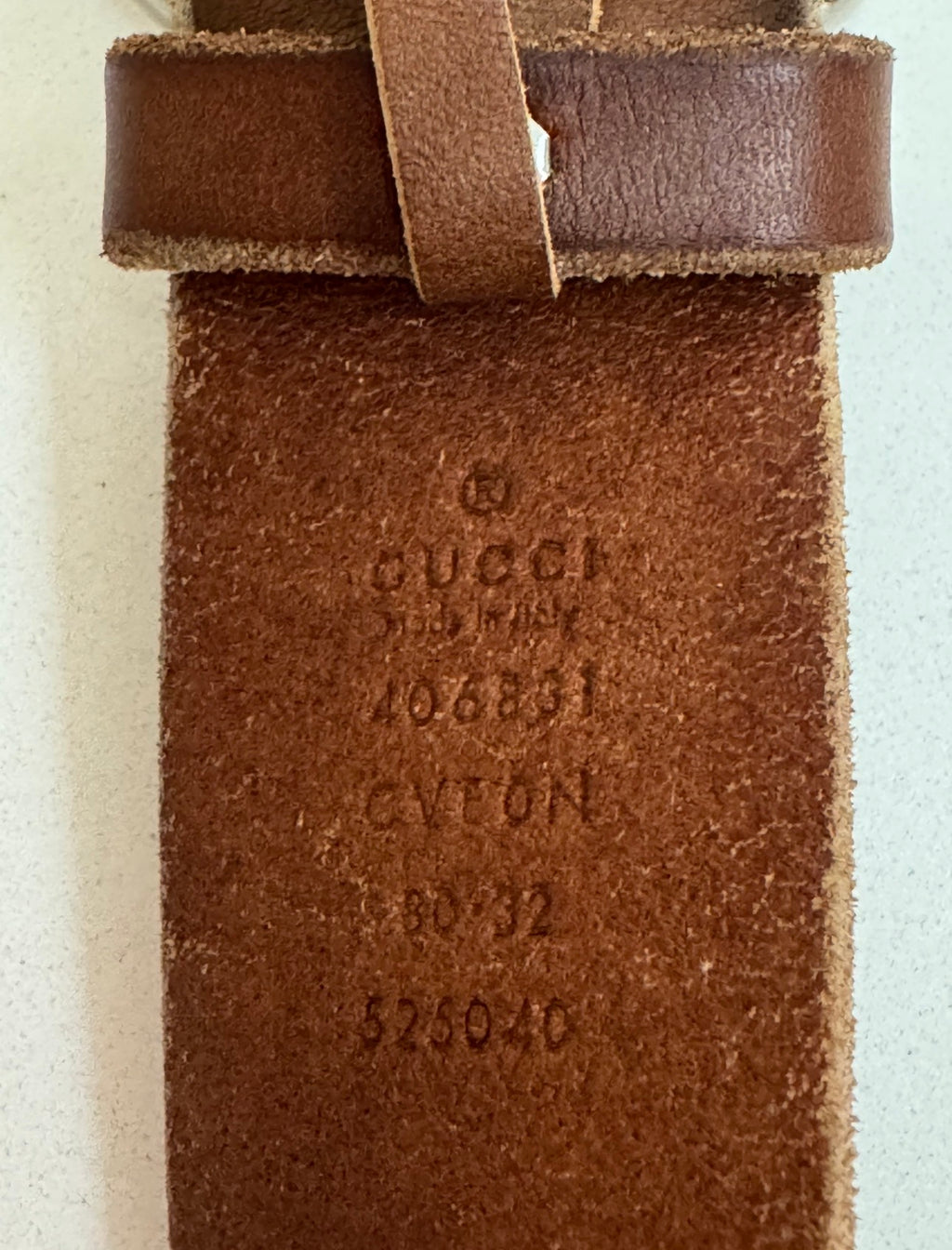 Gucci Wide Leather Belt with Double G Buckle (Brown + Silver)