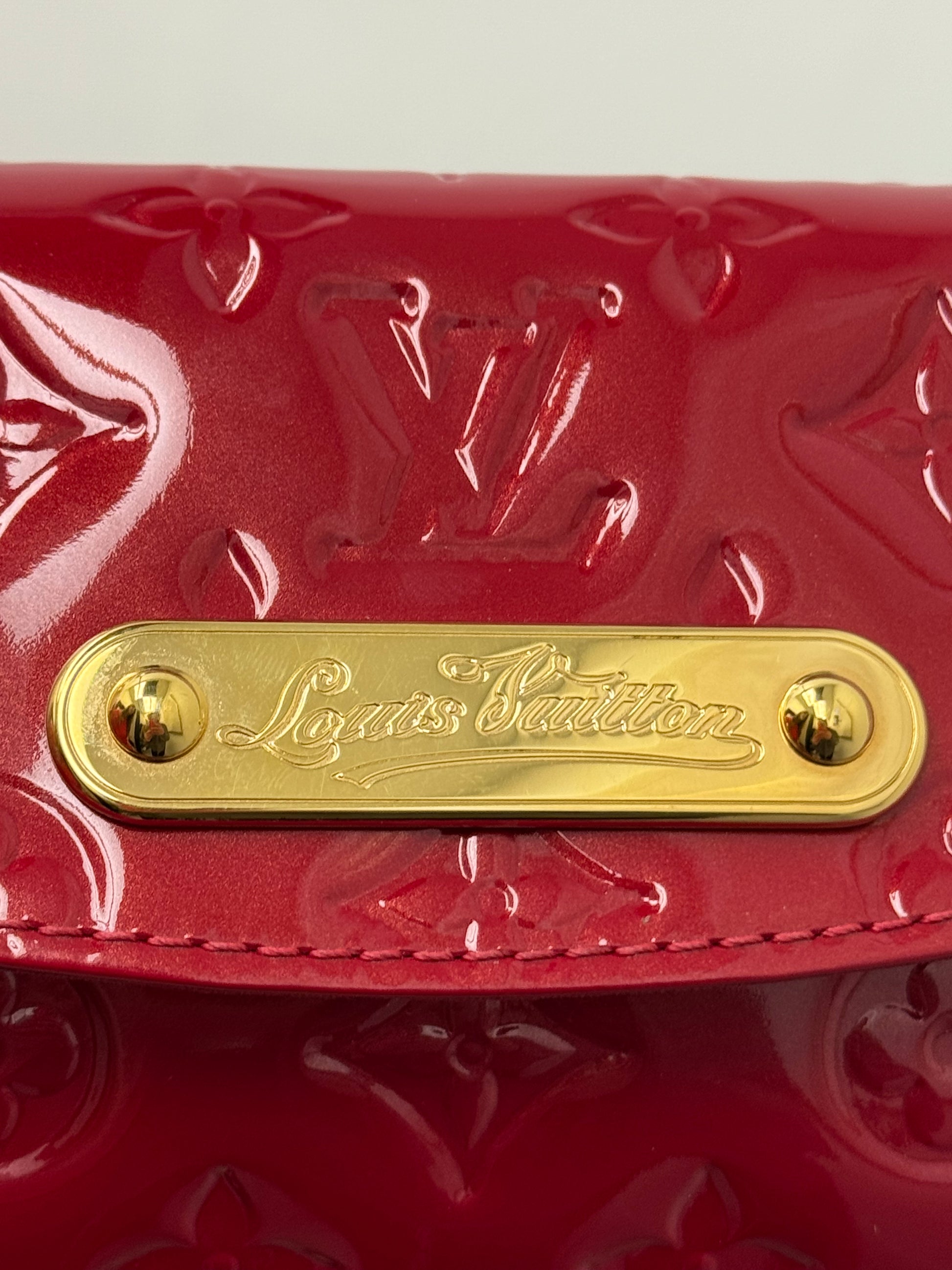 Louis Vuitton Pomme d'Amour Monogram Vernis Sunset Boulevard Bag