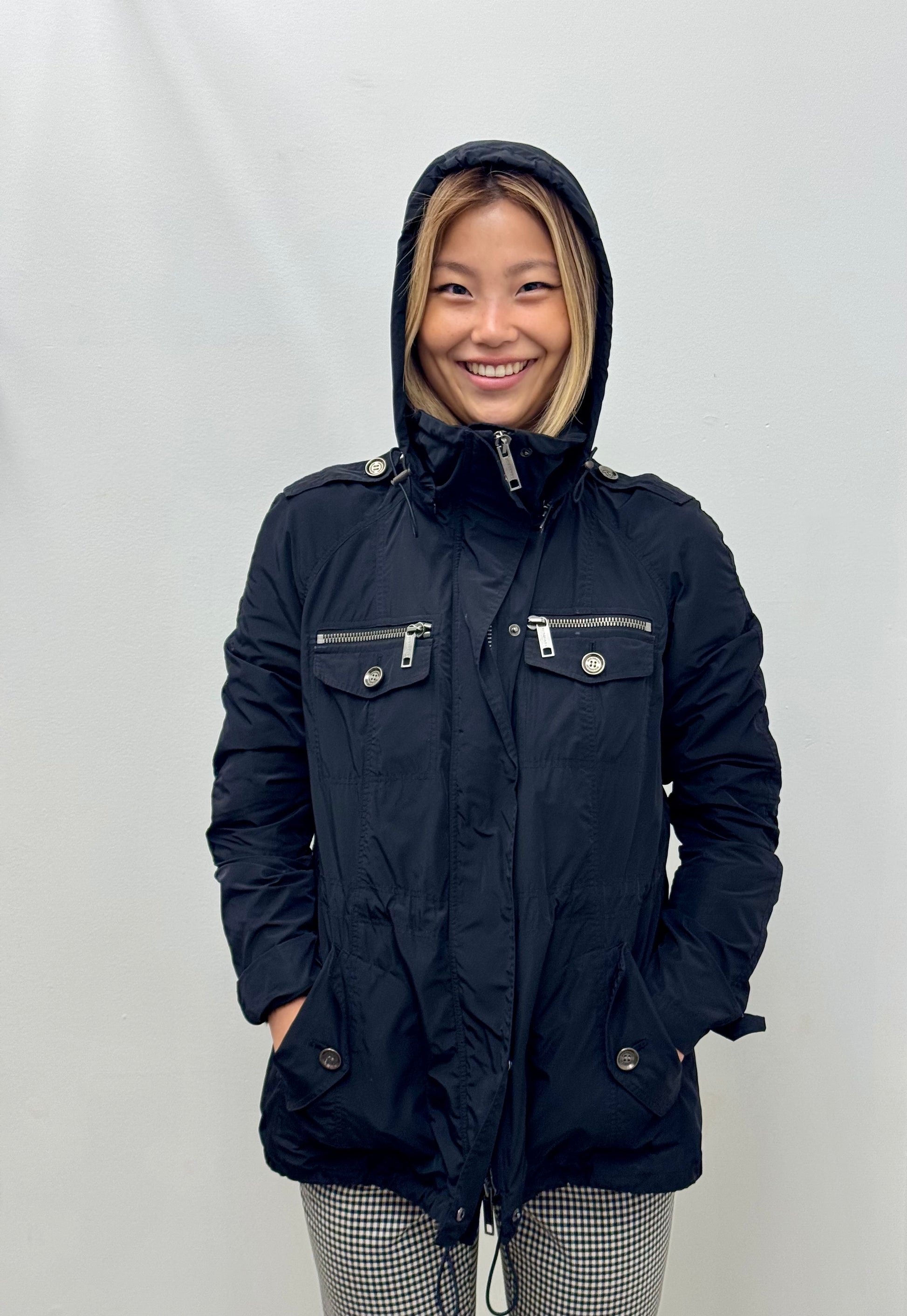 Burberry Brit Black Hooded Utility Pakra