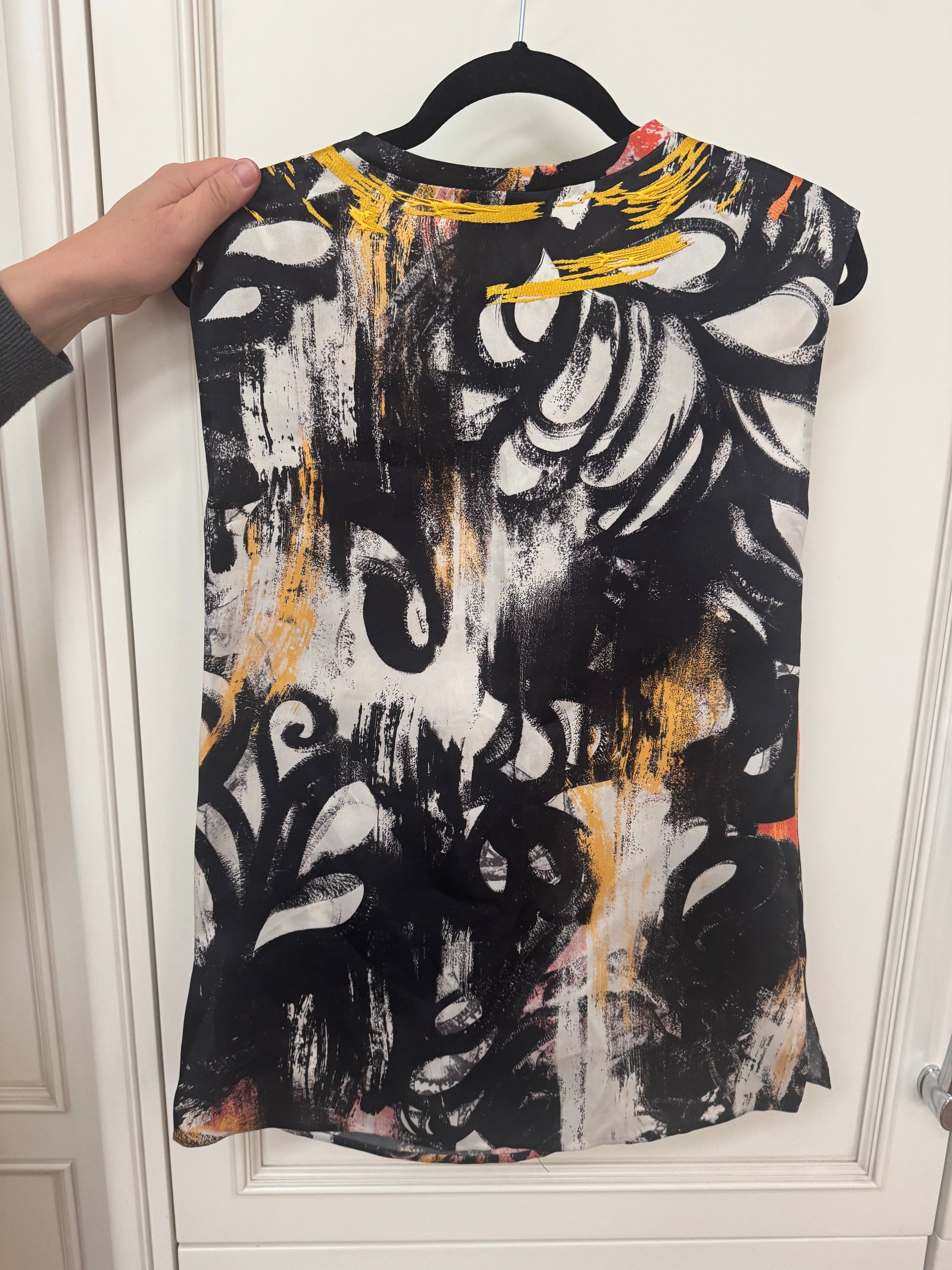 3.1 Phillip Lim Embellished Silk Sleeveless Blouse