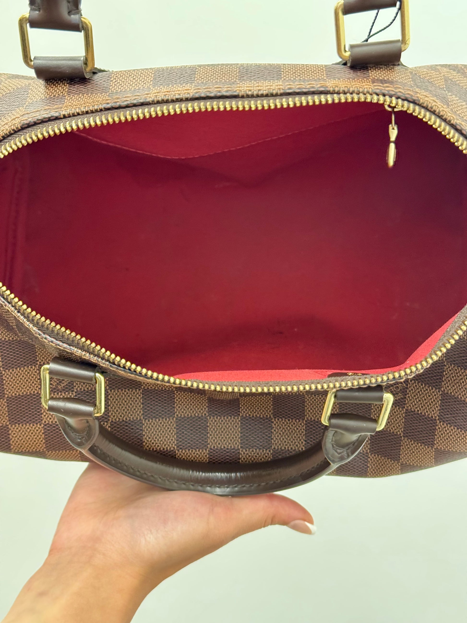 Louis Vuitton Speedy 35 in Damier Ebene Canvas