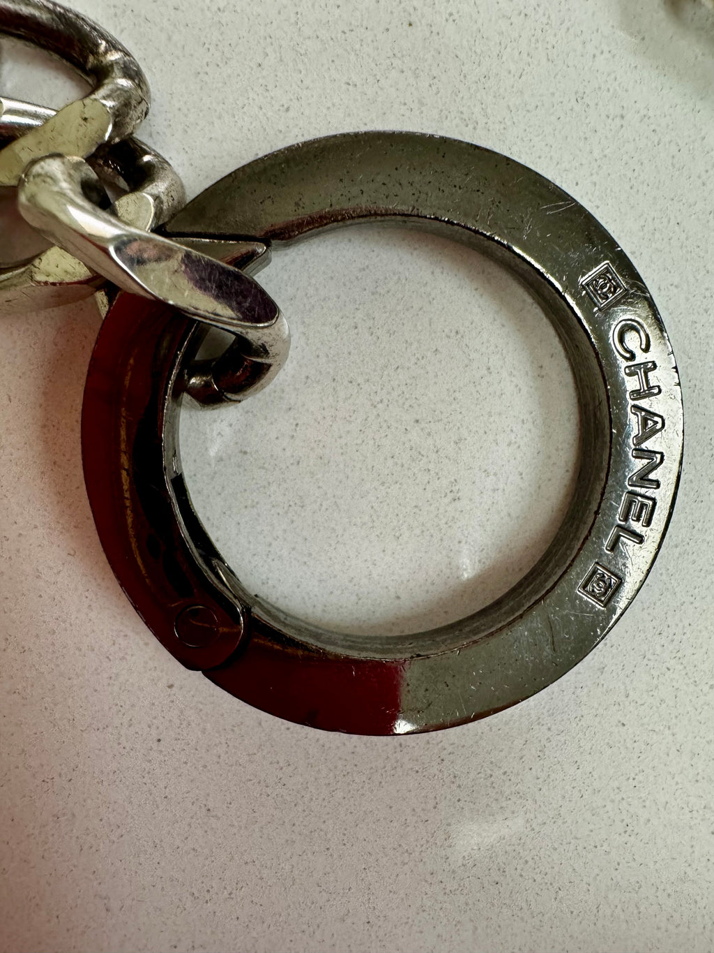 Chanel Vintage Silver-Tone CC Chain Belt / Necklace (c. 2003–2004)