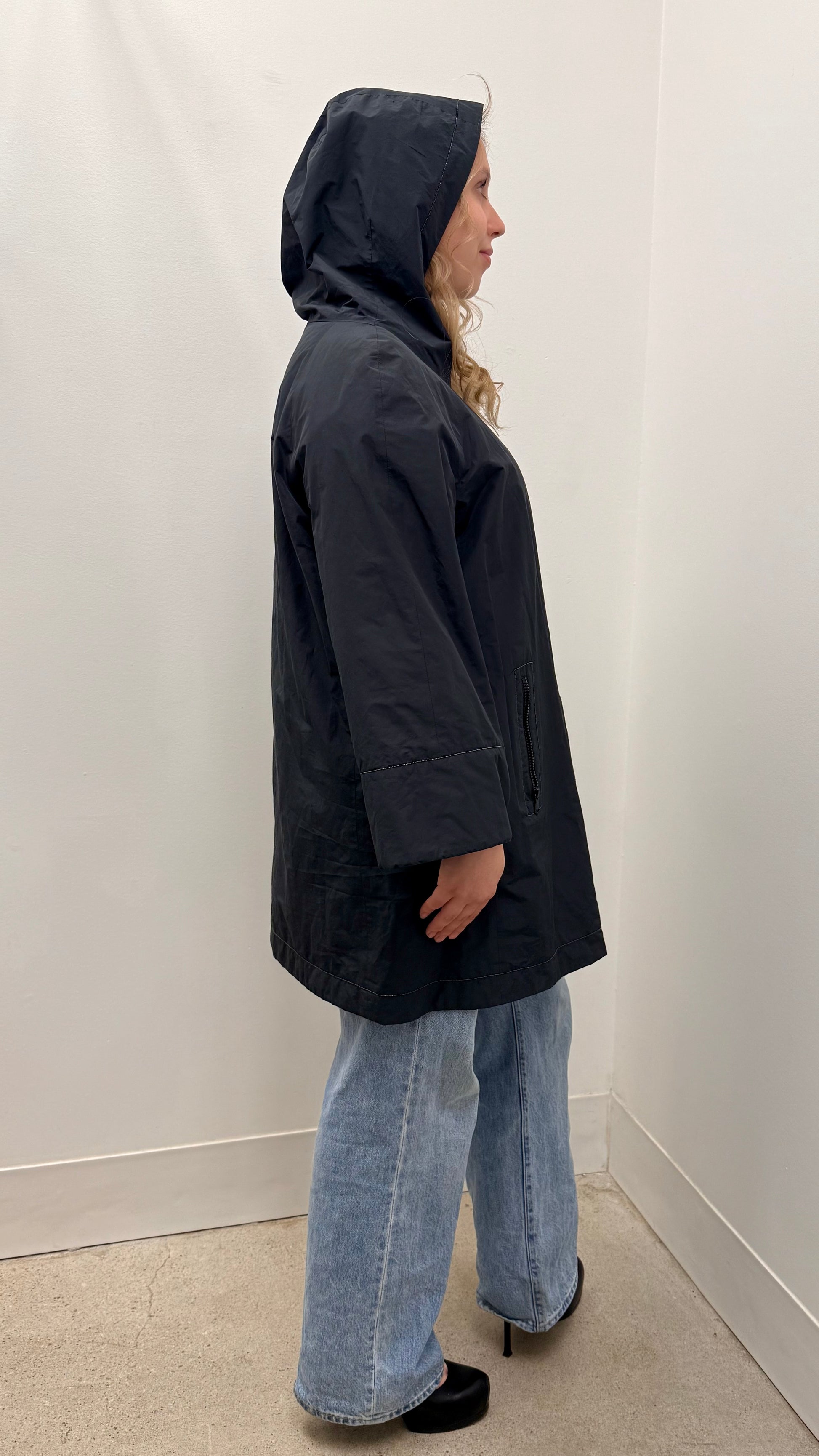 Brunello Cucinelli Hooded Water Resistant Oversized Jacket