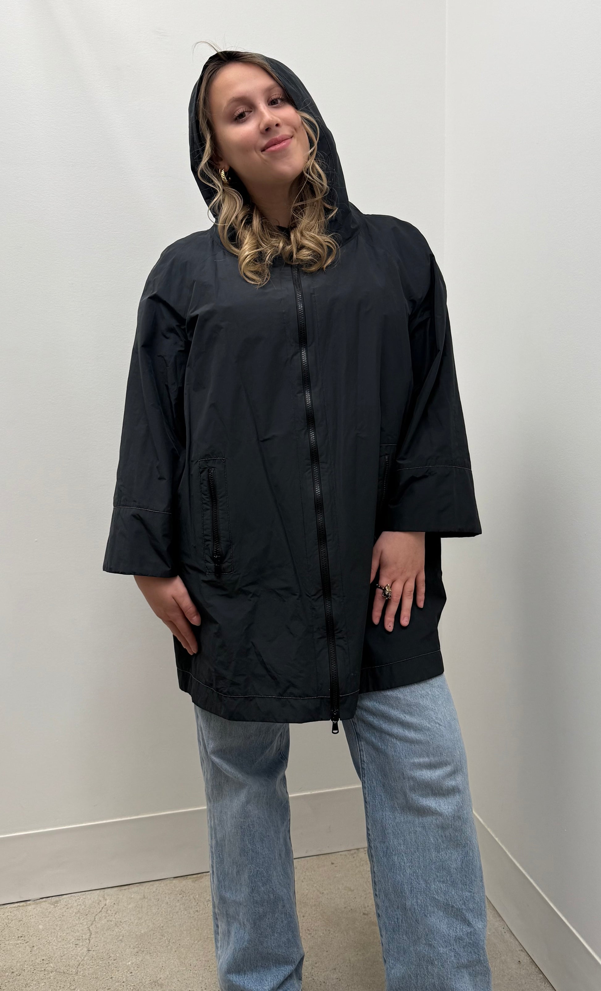 Brunello Cucinelli Hooded Water Resistant Oversized Jacket