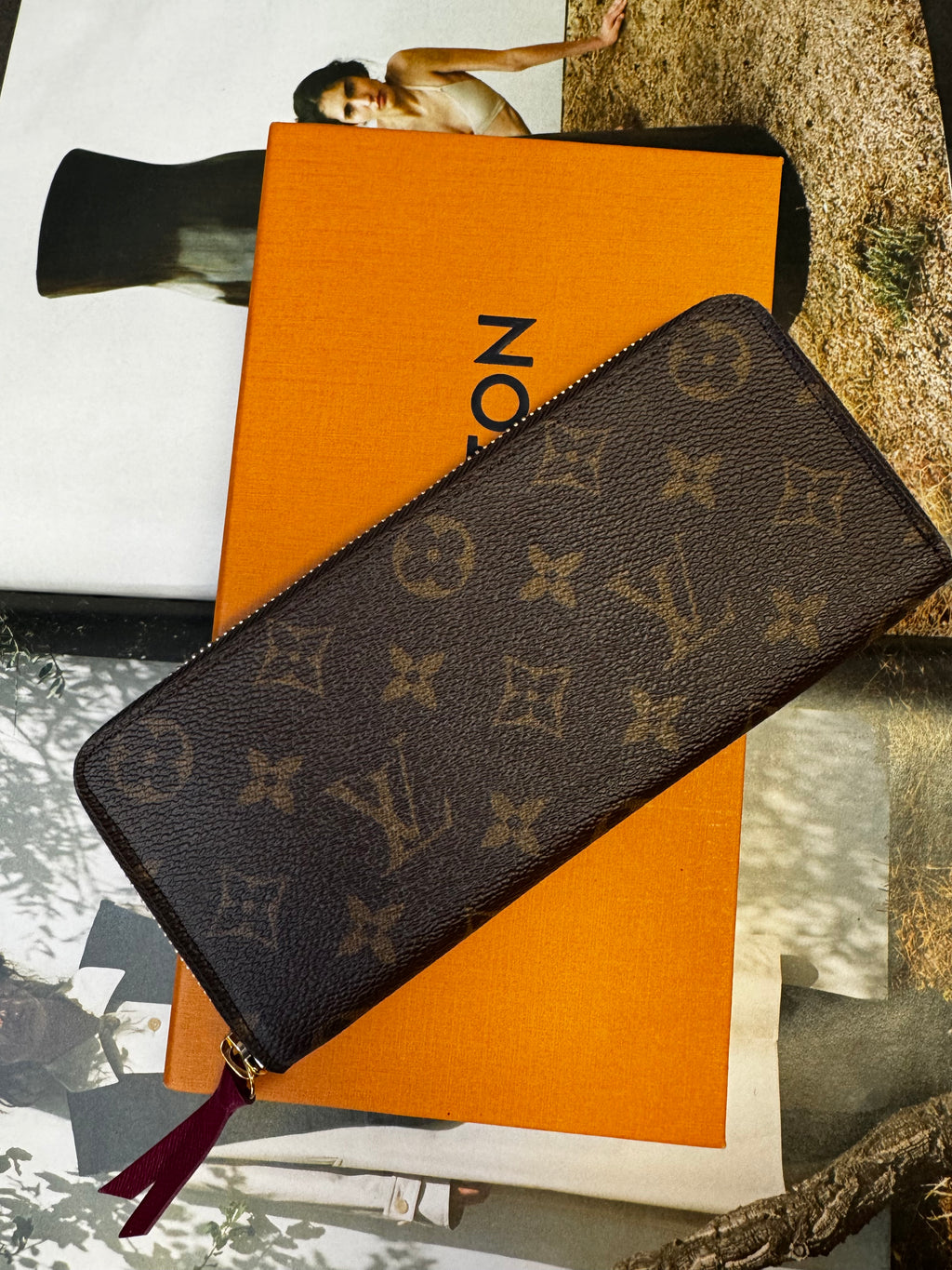 Louis Vuitton Monogram Clémence Wallet – Fuchsia