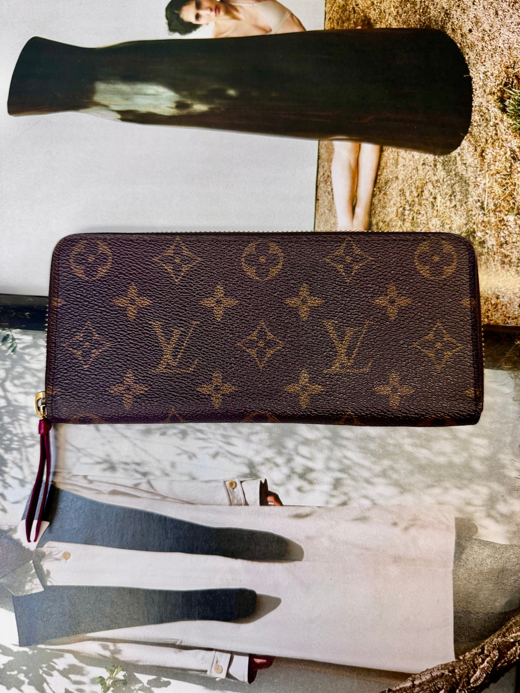 Louis Vuitton Monogram Clémence Wallet – Fuchsia