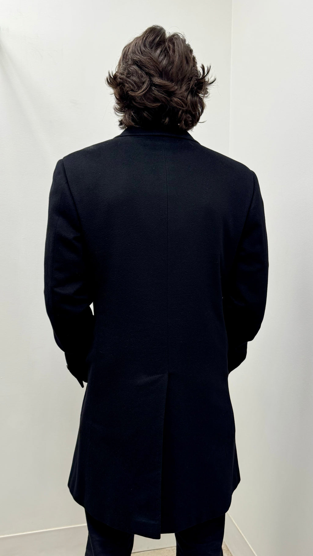 Canali Kei Single Breasted Wool Cashmere Topcoat