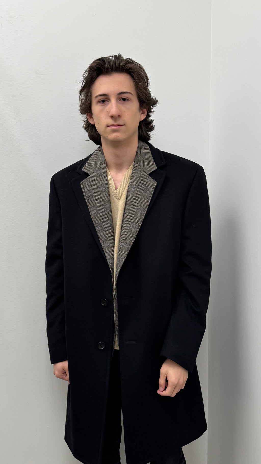 Canali Kei Single Breasted Wool Cashmere Topcoat