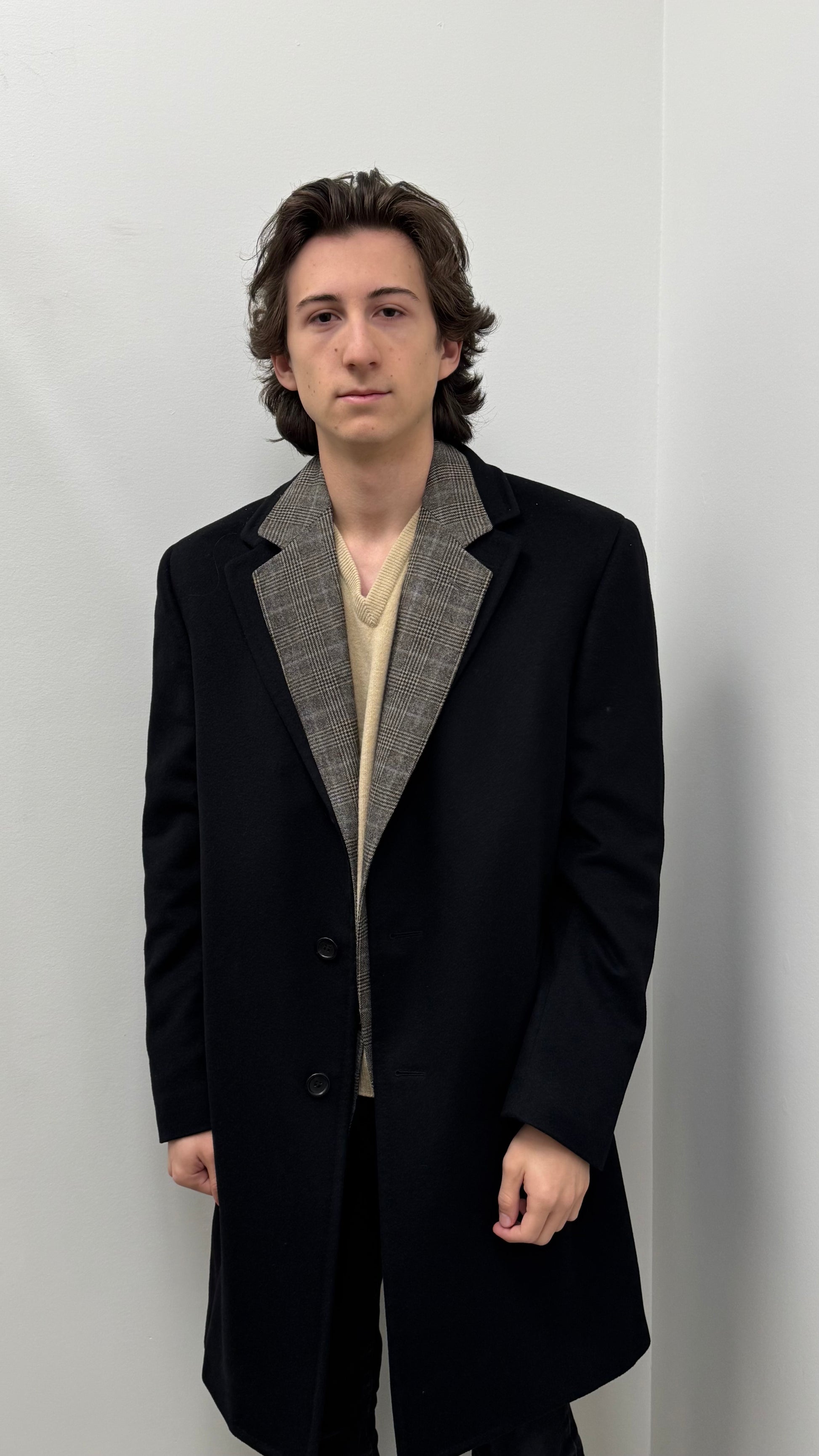 Canali Kei Single Breasted Wool Cashmere Topcoat